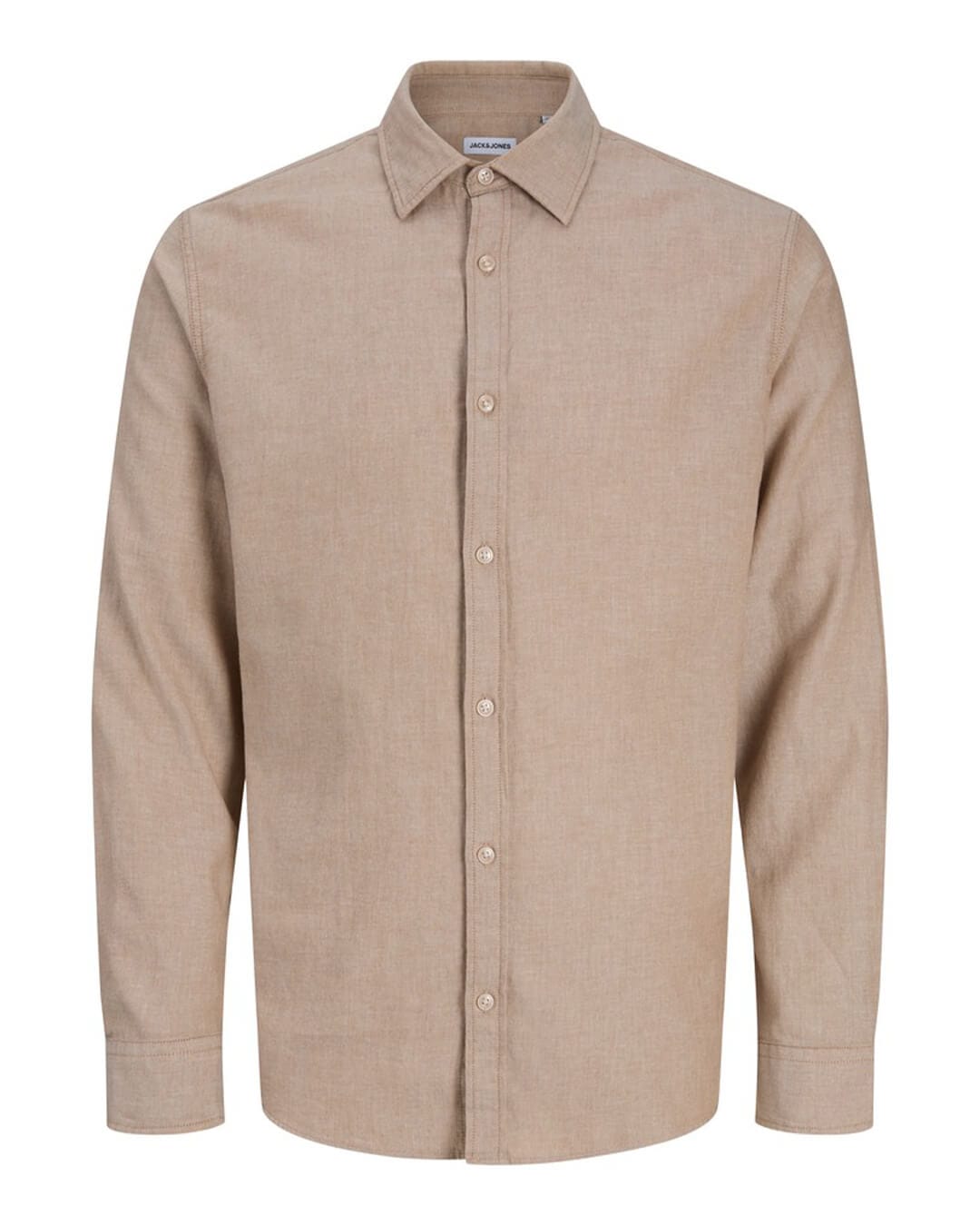 Jack & Jones Shirts Jack & Jones Grey Field Melange Shirt