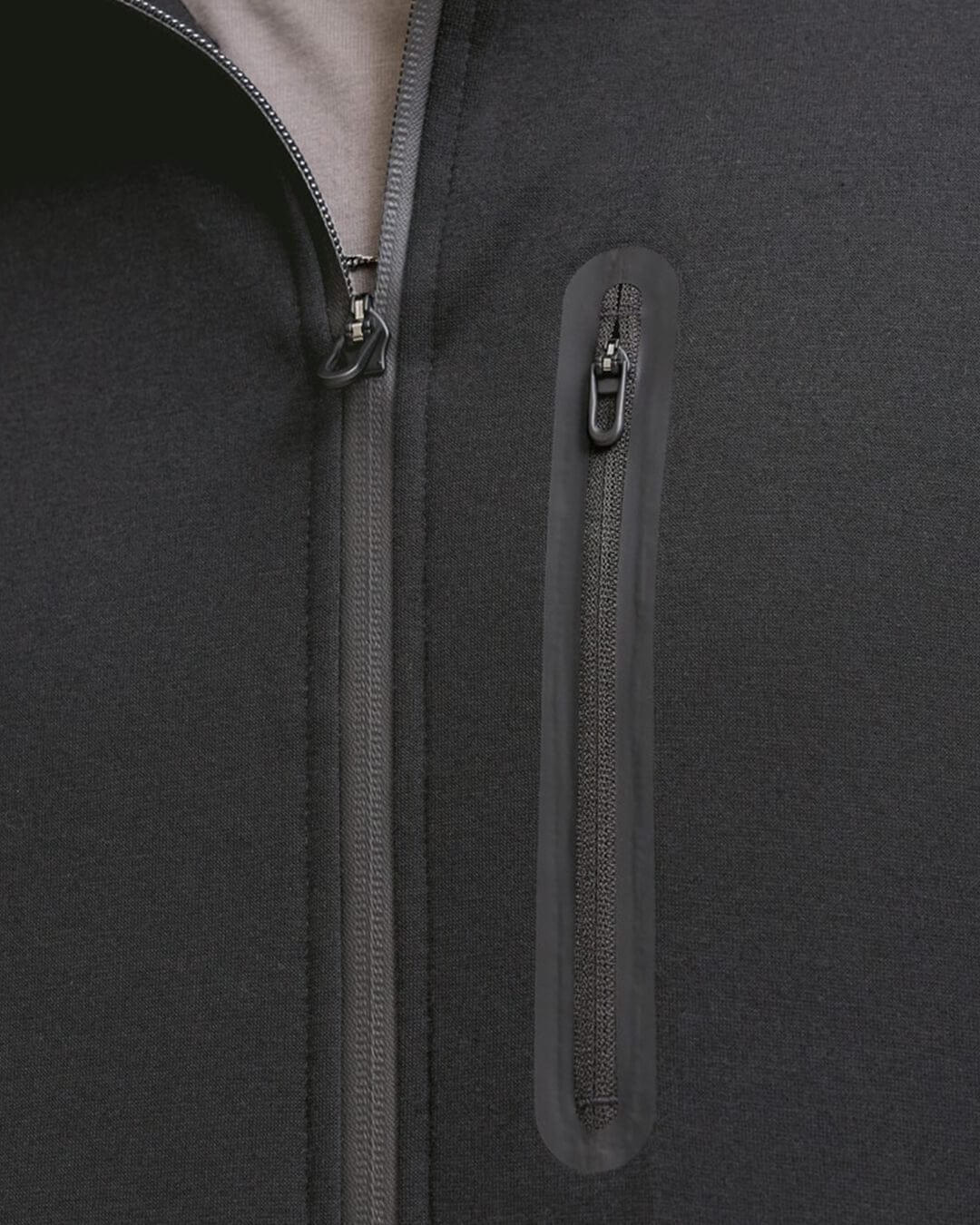 Jack & Jones Jumpers Jack & Jones Black Fusion Full-Zip Hoodie