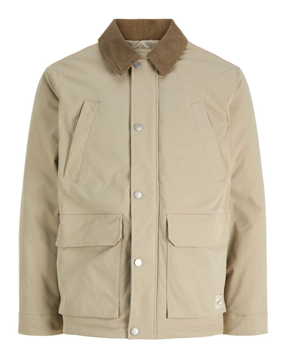 Jack & Jones Outerwear Jack & Jones Grey Norrebro Padded Barn Jacket