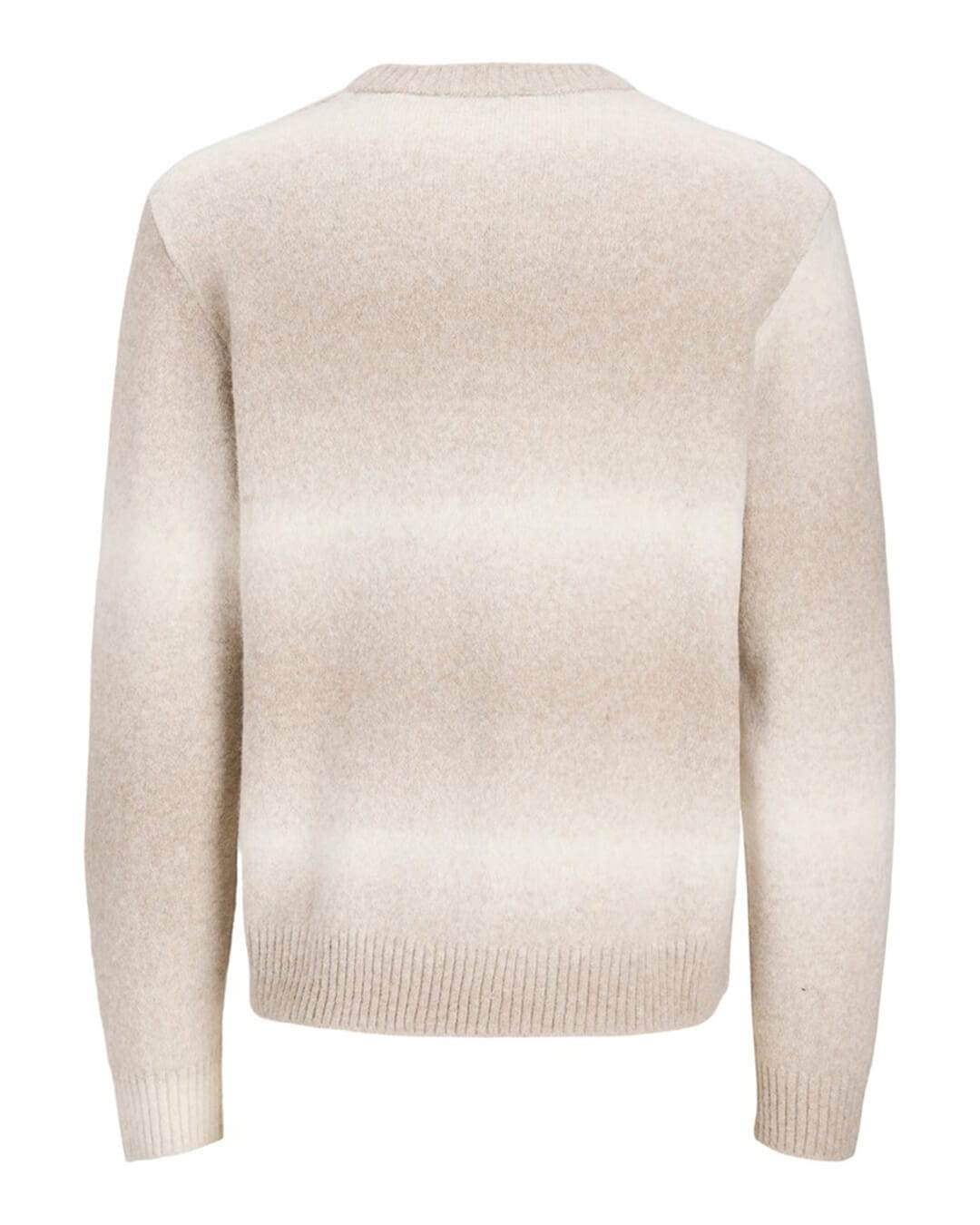 Jack & Jones Jumpers Jack & Jones Grey Toronto Space Dye Crew Neck Jumper