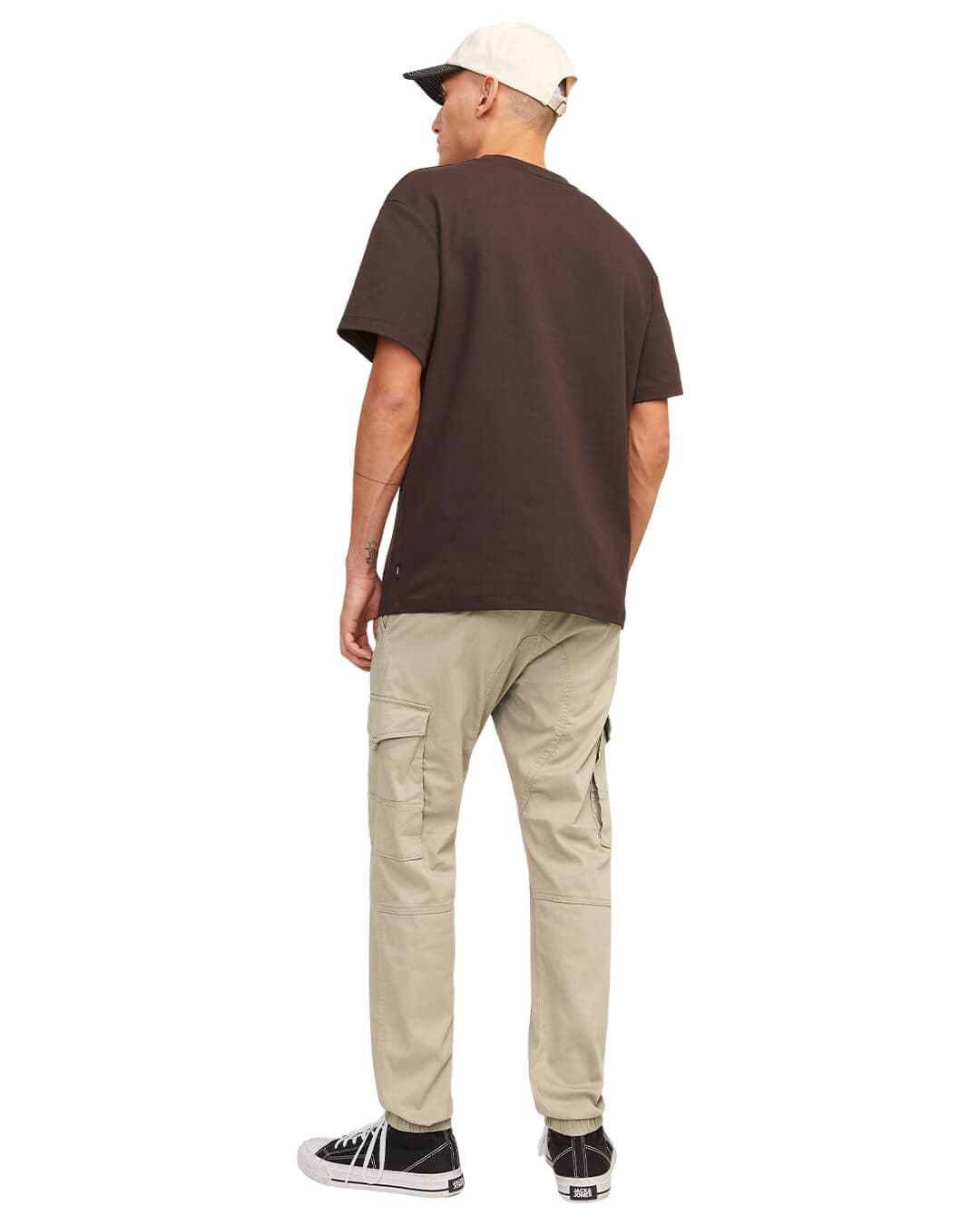 Jack&Jones Trousers Jack&Jones Beige Flake Cargo