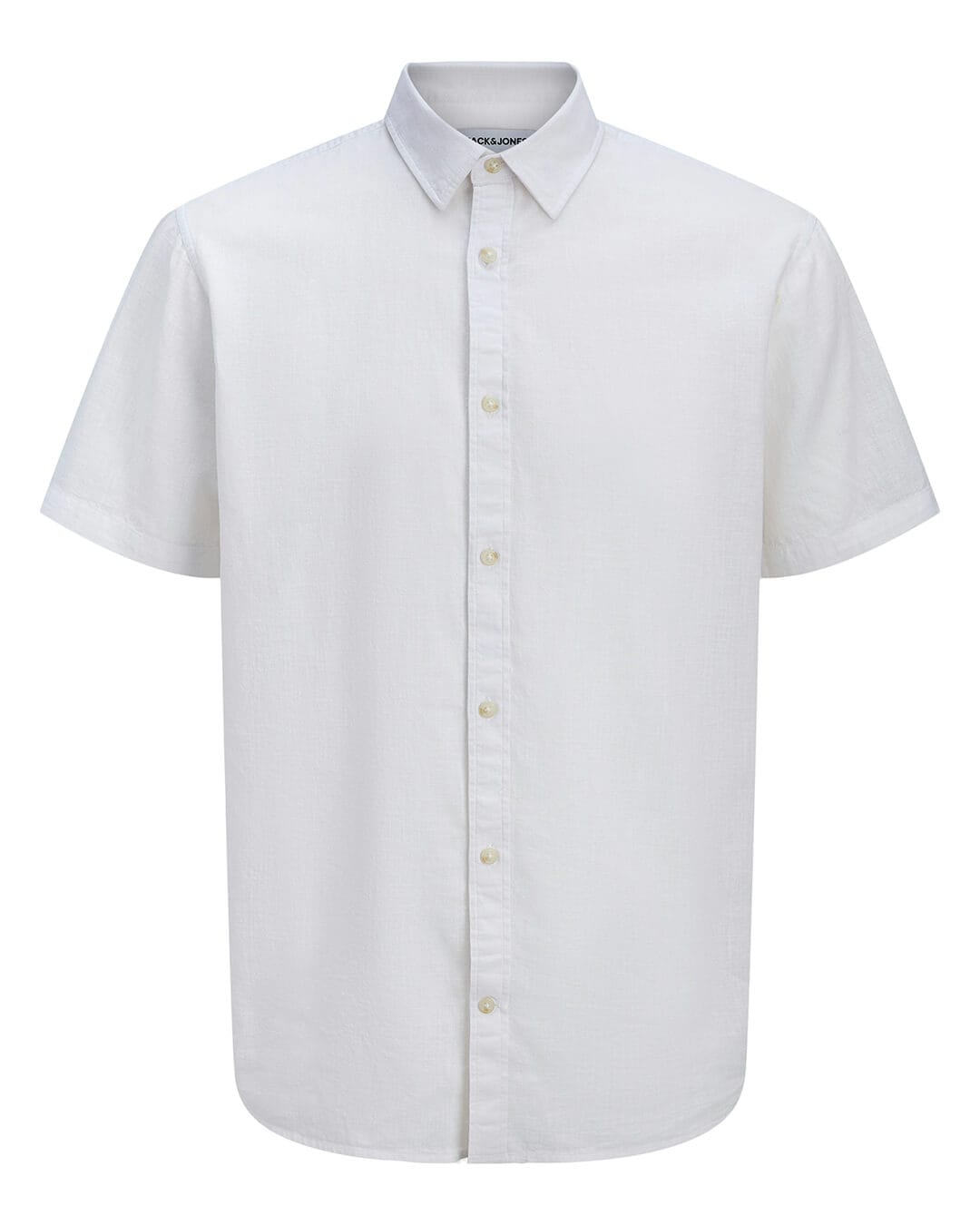 Jack&Jones Shirts Jack&Jones White Linen Blend Shirt