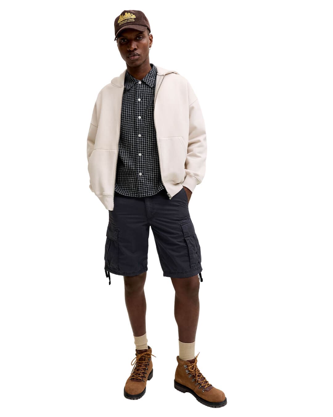 Jack&Jones Shorts Jack&Jones Black Frank Cargo Short