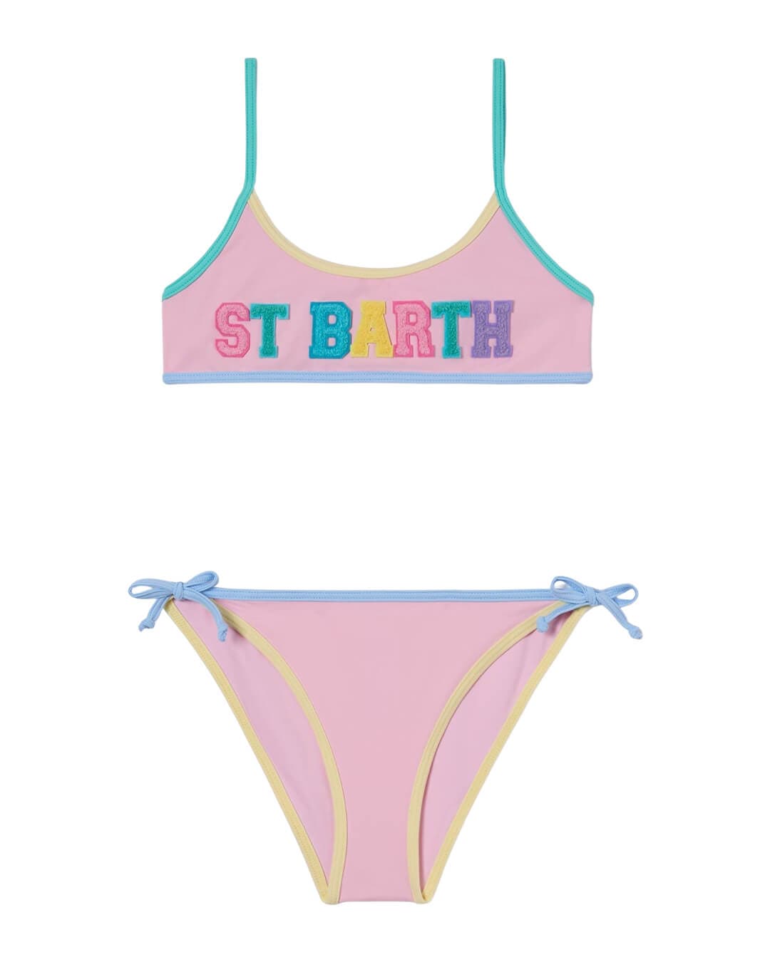 MC2 Saint Barth Swimwear MC2 JAIDEN STRING PRINTED BRALETTE BIKINI STRING 21 MULTIC TERRYPATCH