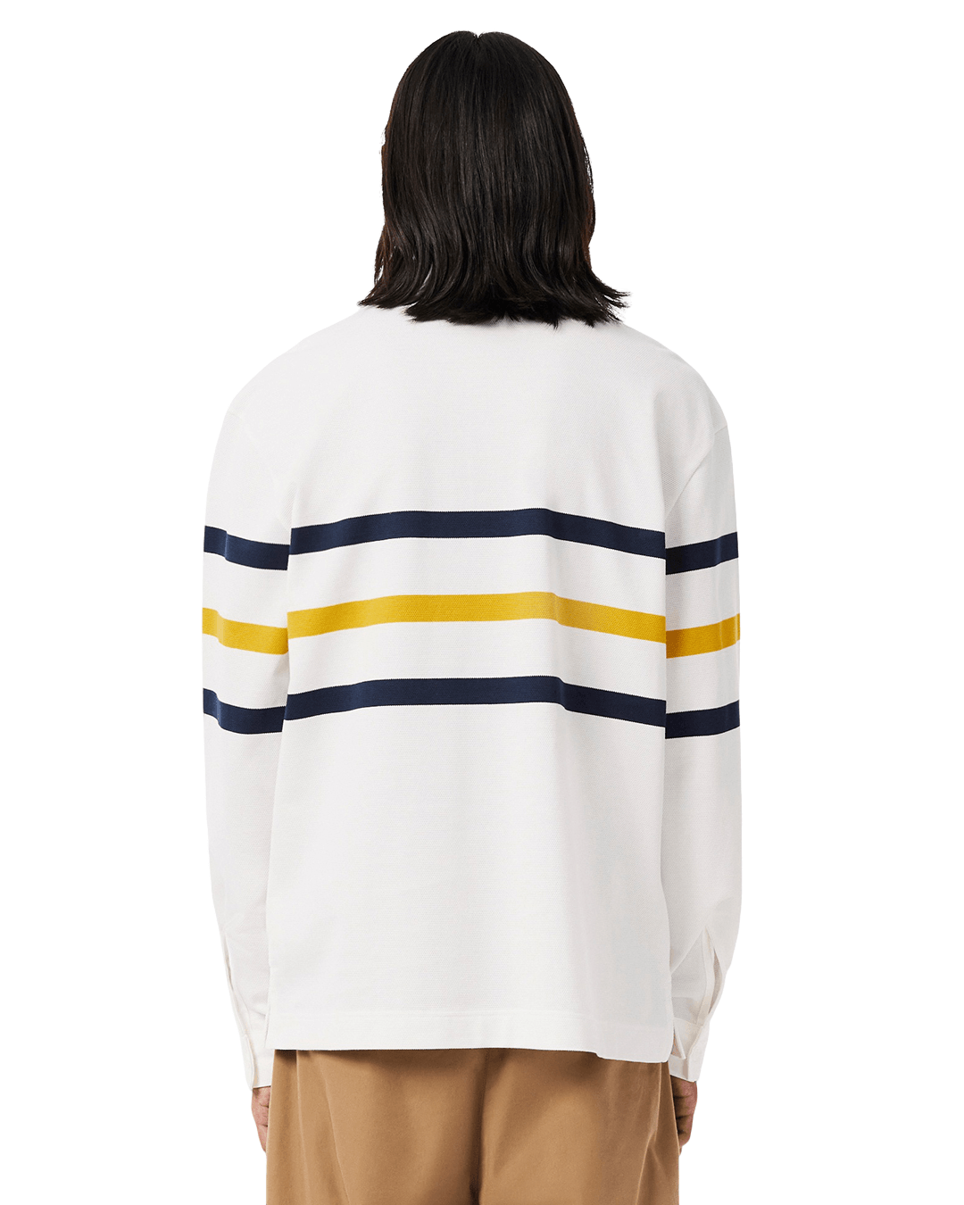 Lacoste Off-White Rugby Shirt