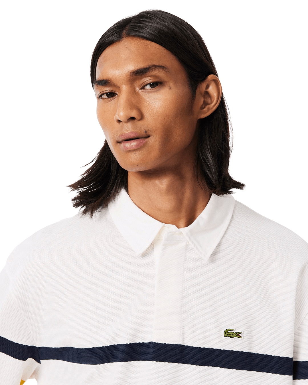 Lacoste Off-White Rugby Shirt