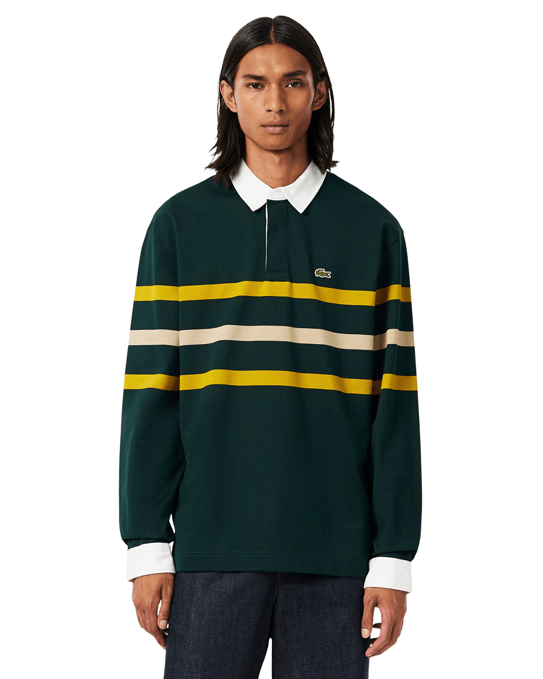 Lacoste Green Rugby Shirt