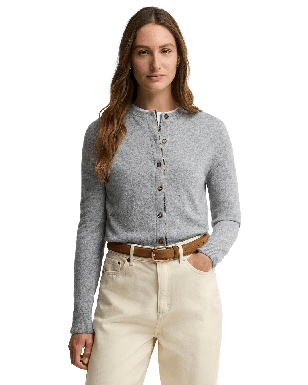Barbour Jumpers Barbour Honey Tartan Pendle Cardigan