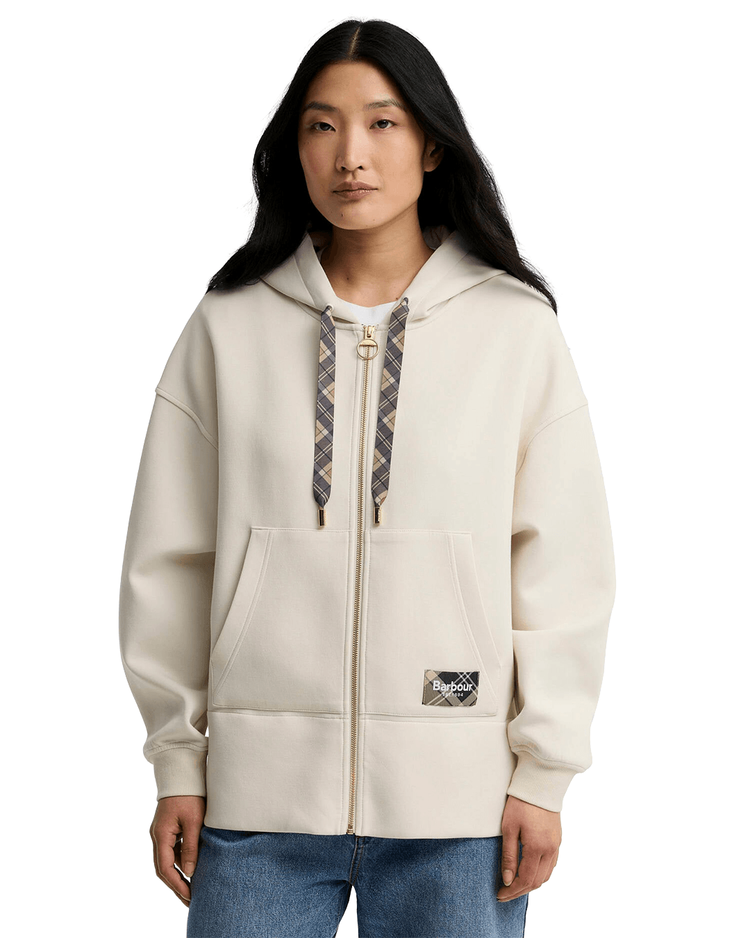 Barbour Jumpers Barbour Cream Delilah Hoodie