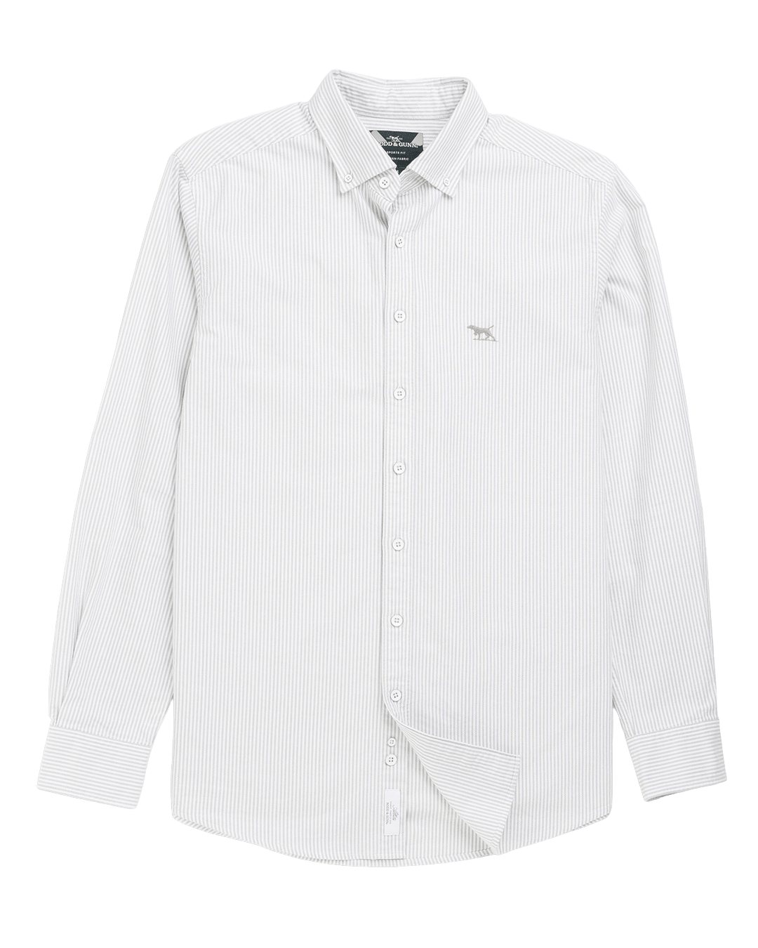 Rodd & Gunn Khaki Lakeside Stripe Oxford Shirt