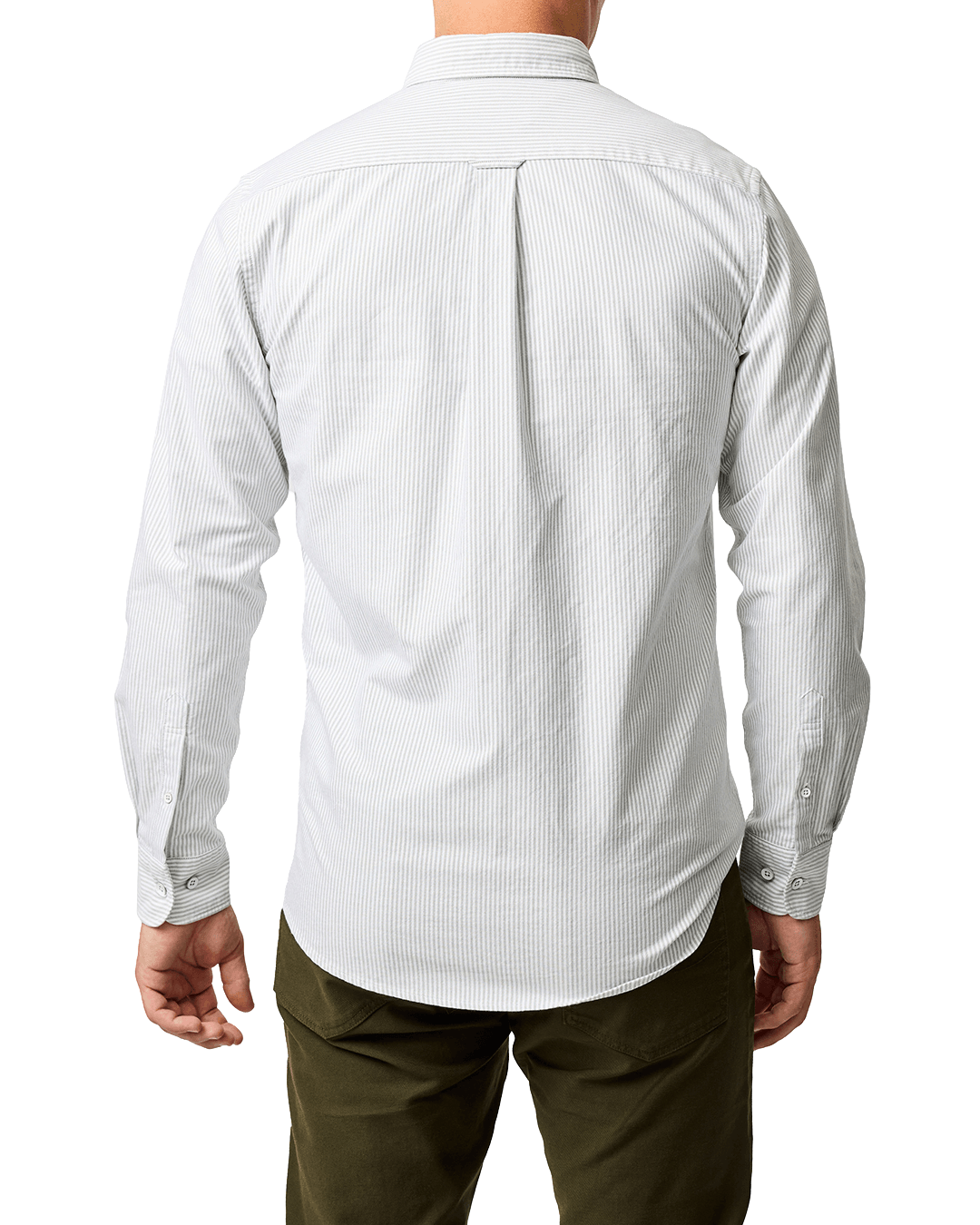 Rodd & Gunn Khaki Lakeside Stripe Oxford Shirt