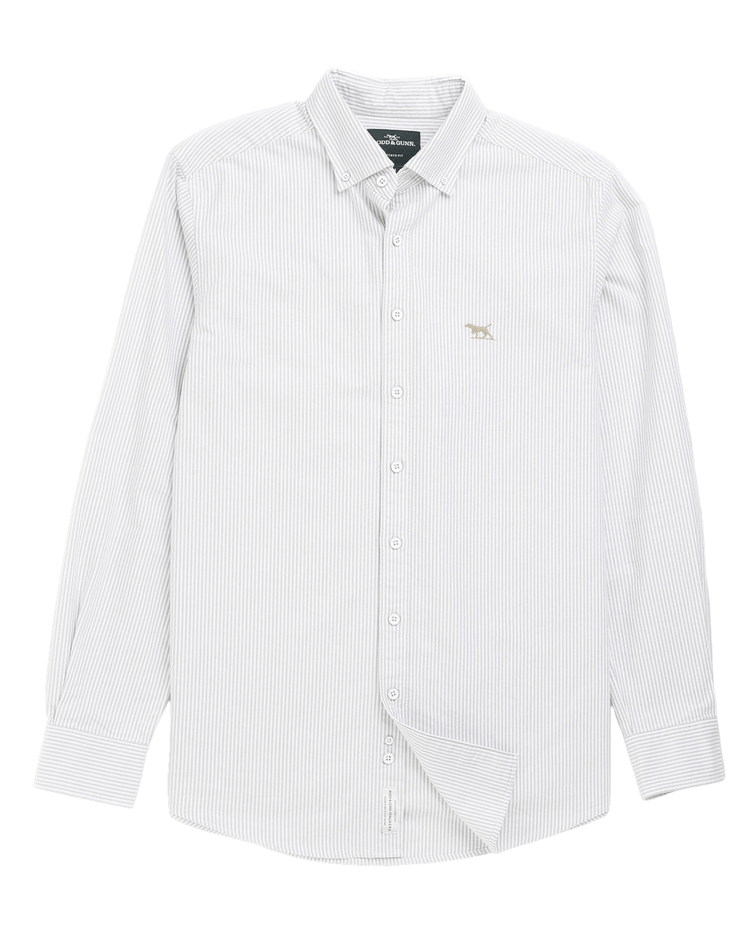 Rodd & Gunn Eucalyptus Green Lakeside Stripe Oxford Shirt