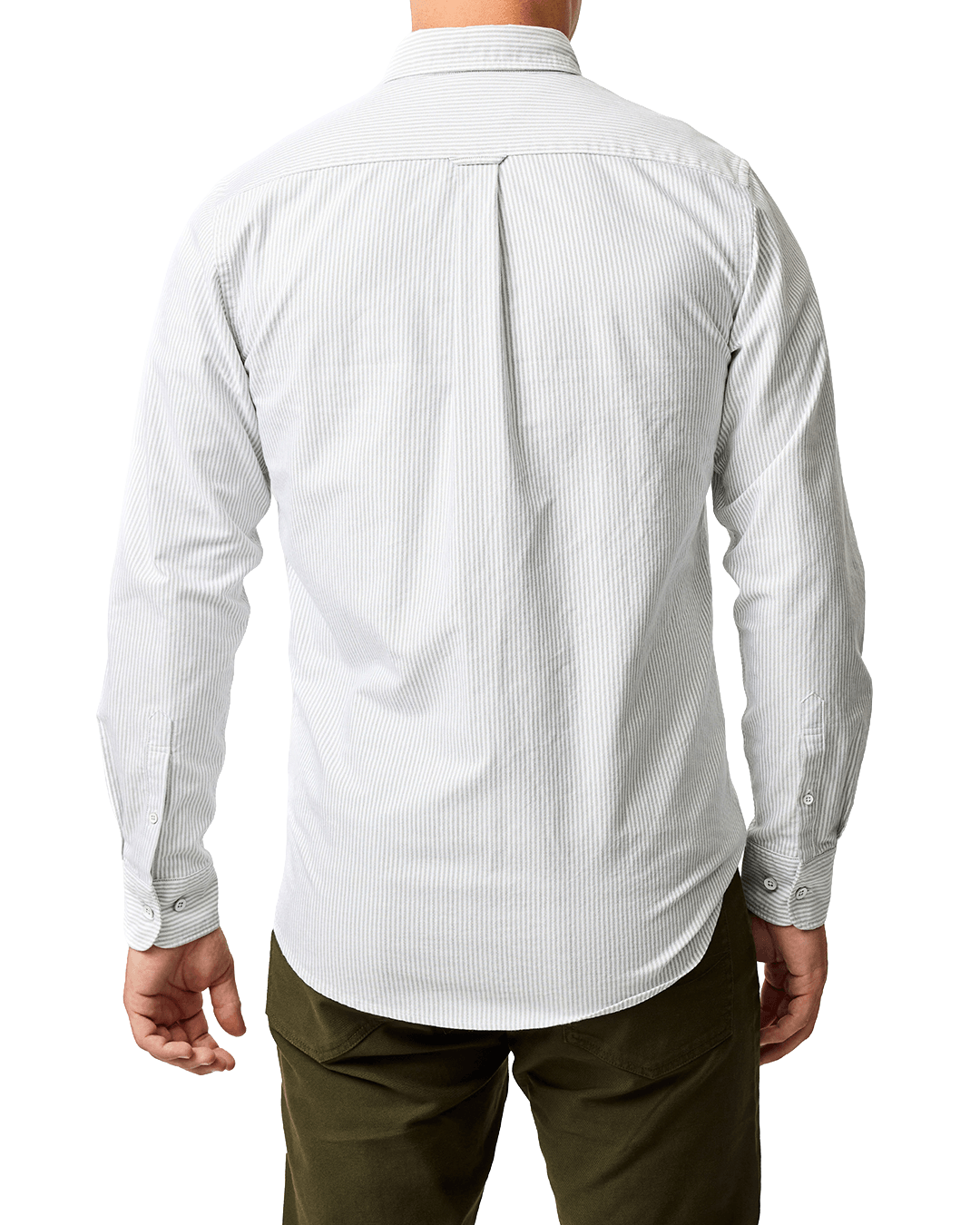 Rodd & Gunn Eucalyptus Green Lakeside Stripe Oxford Shirt