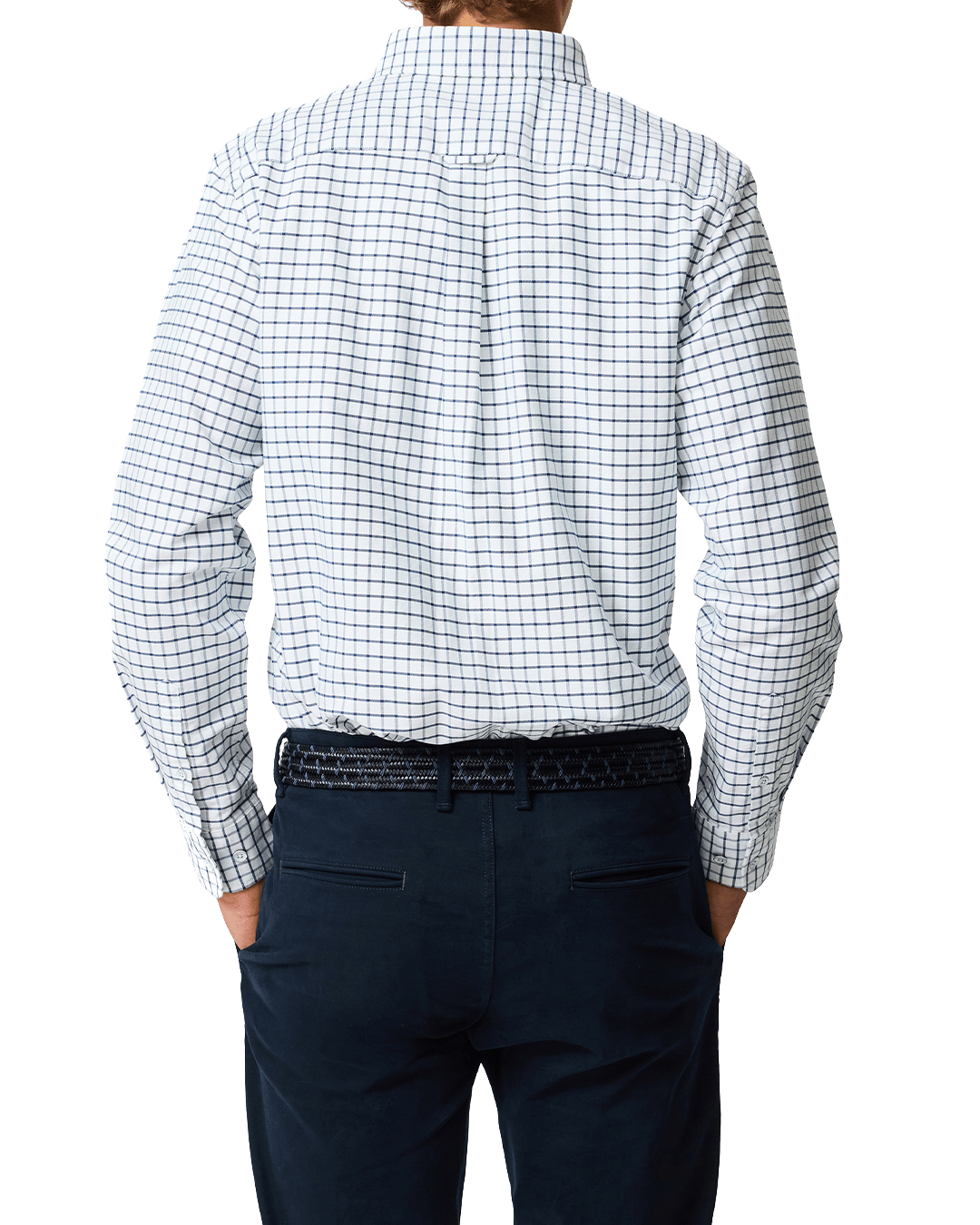 Rodd & Gunn Navy Gunn Check Oxford 3 Shirt
