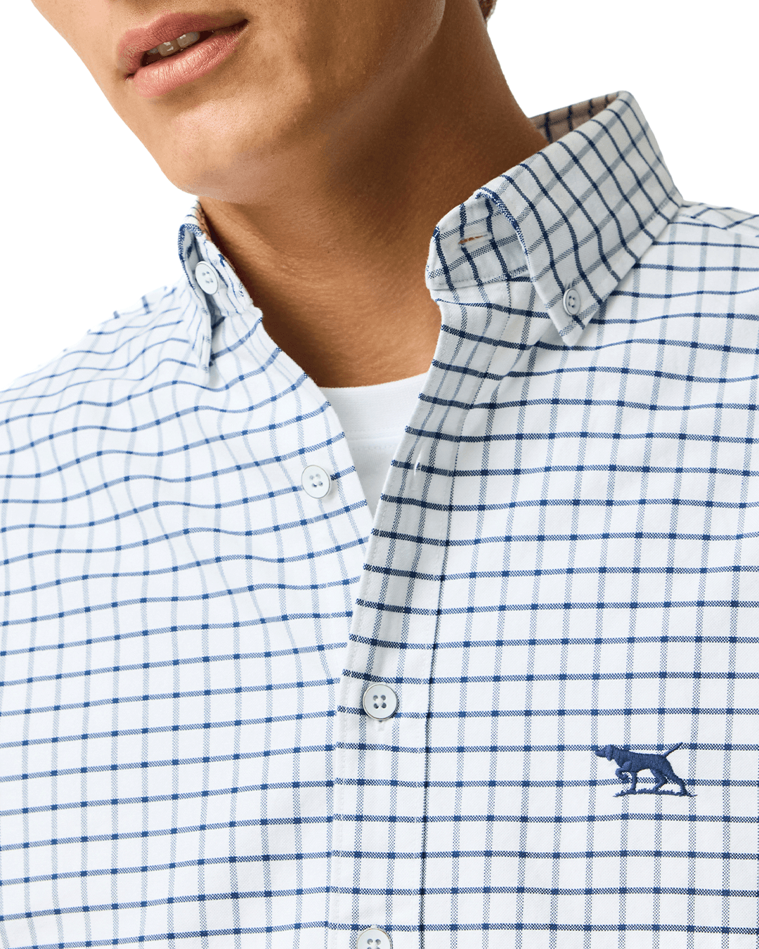 Rodd & Gunn Navy Gunn Check Oxford 3 Shirt