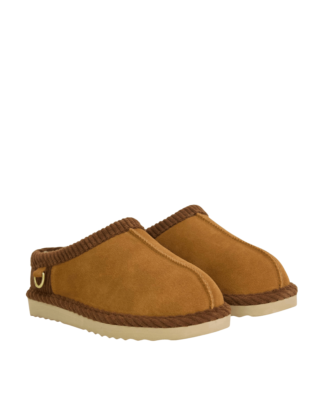 Barbour Shoes Barbour Tan Corbridge Suede Slippers