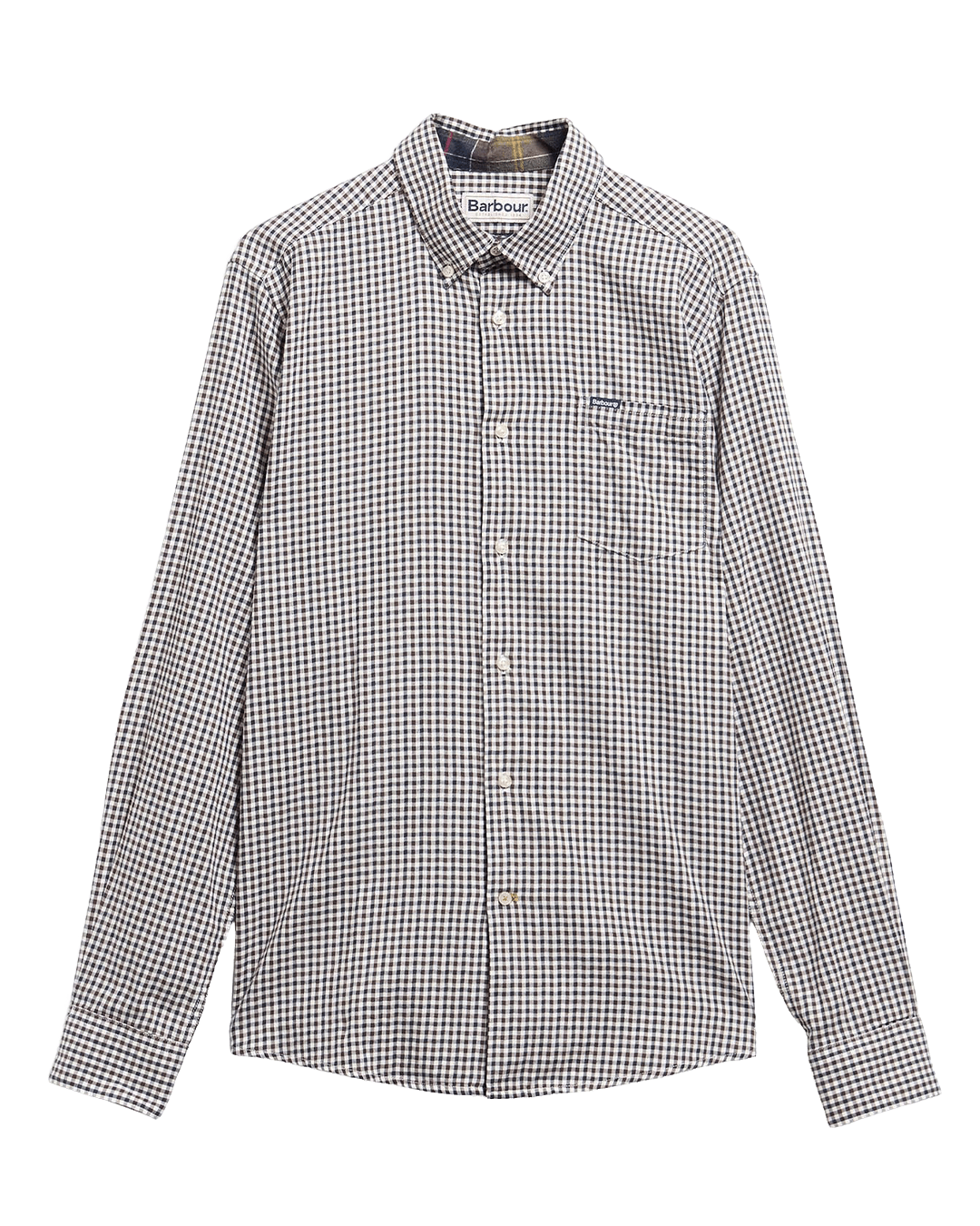 Barbour Shirts Barbour Dark Brown Padshaw Tailored Shirt