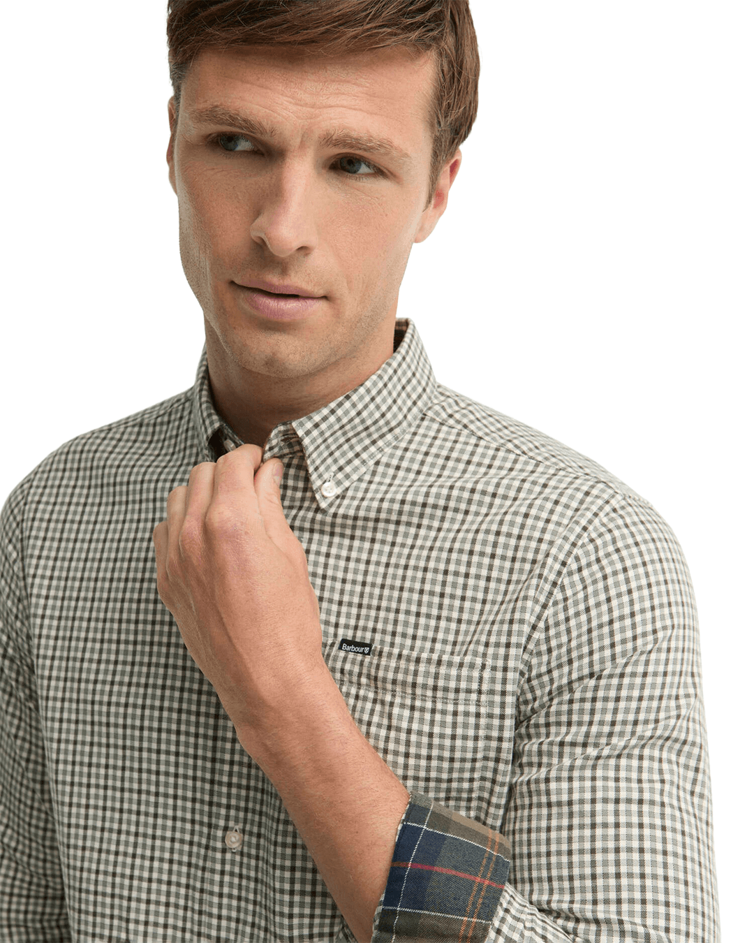 Barbour Shirts Barbour Olive Padshaw Tailored Shirt