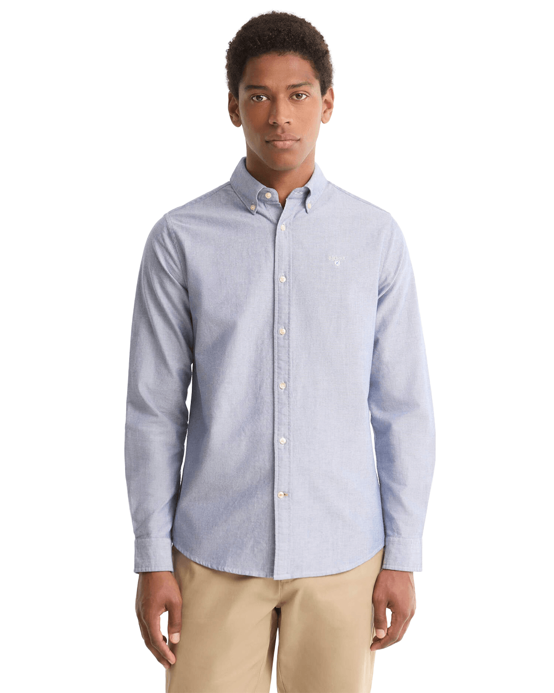 Barbour Shirts Barbour Deep Blue Oxtown Tailored Shirt