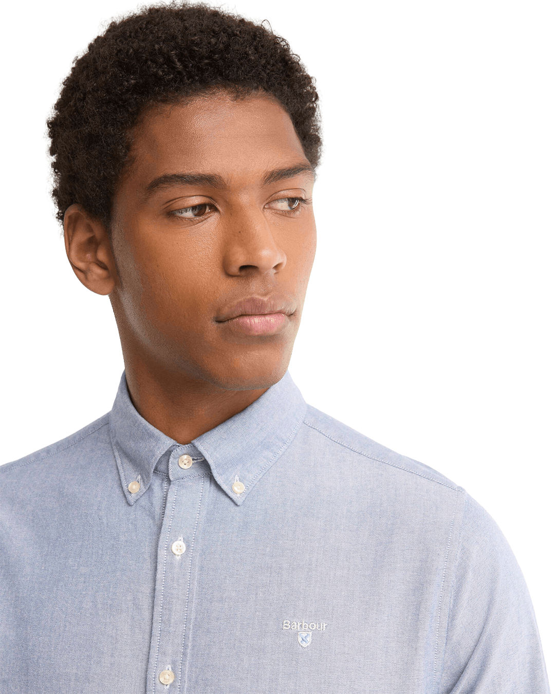 Barbour Shirts Barbour Deep Blue Oxtown Tailored Shirt
