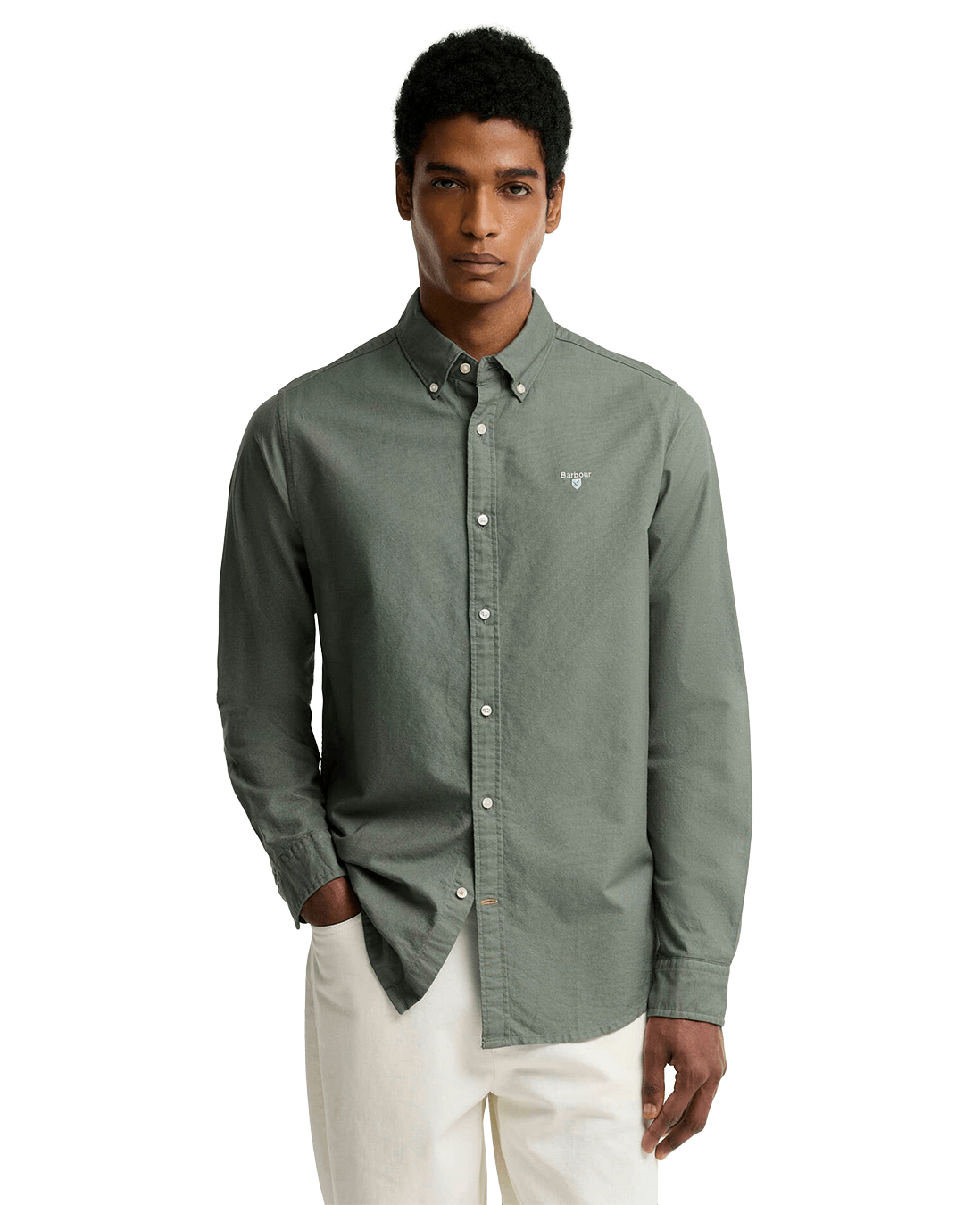 Barbour Shirts Barbour Green Oxtown Tailored Shirt