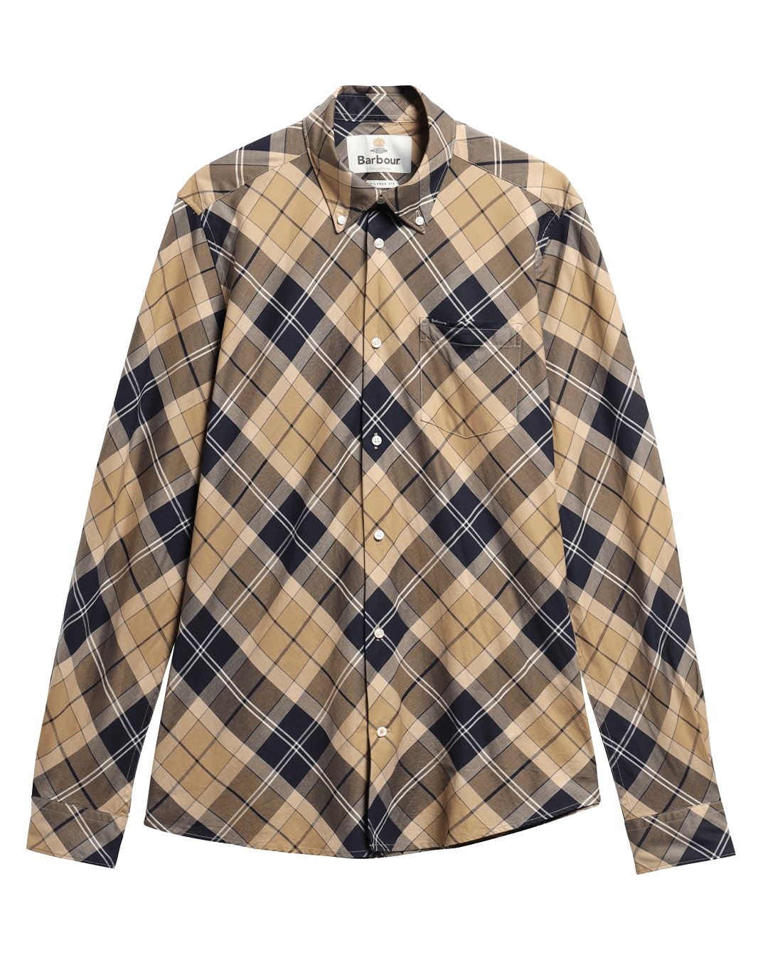 Barbour Shirts Barbour Brown Lochton Tailored Tartan Shirt