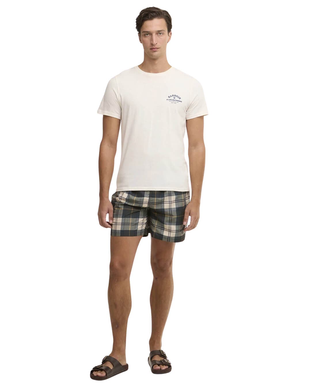 Barbour Swimwear Barbour Multicoloured Staple Tartan Swim Short Tn51 Ancient Tartan