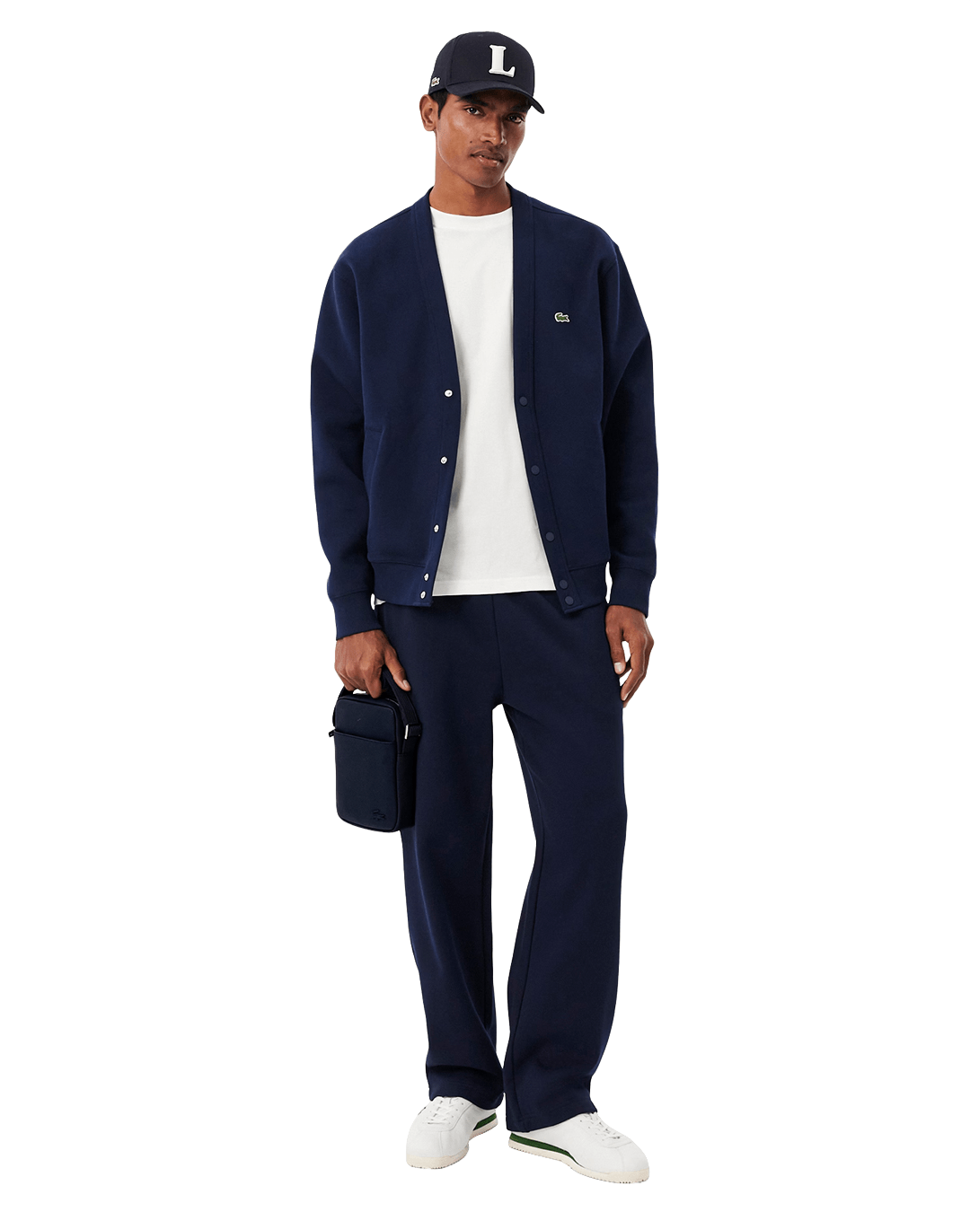 Lacoste Navy Crossover Bag