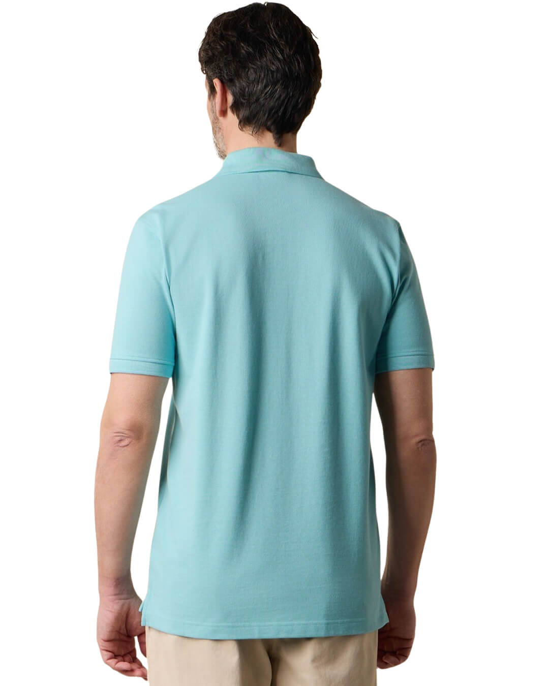 Brooks Brothers Turquoise Ss Logoed Polo Piquet Cotton