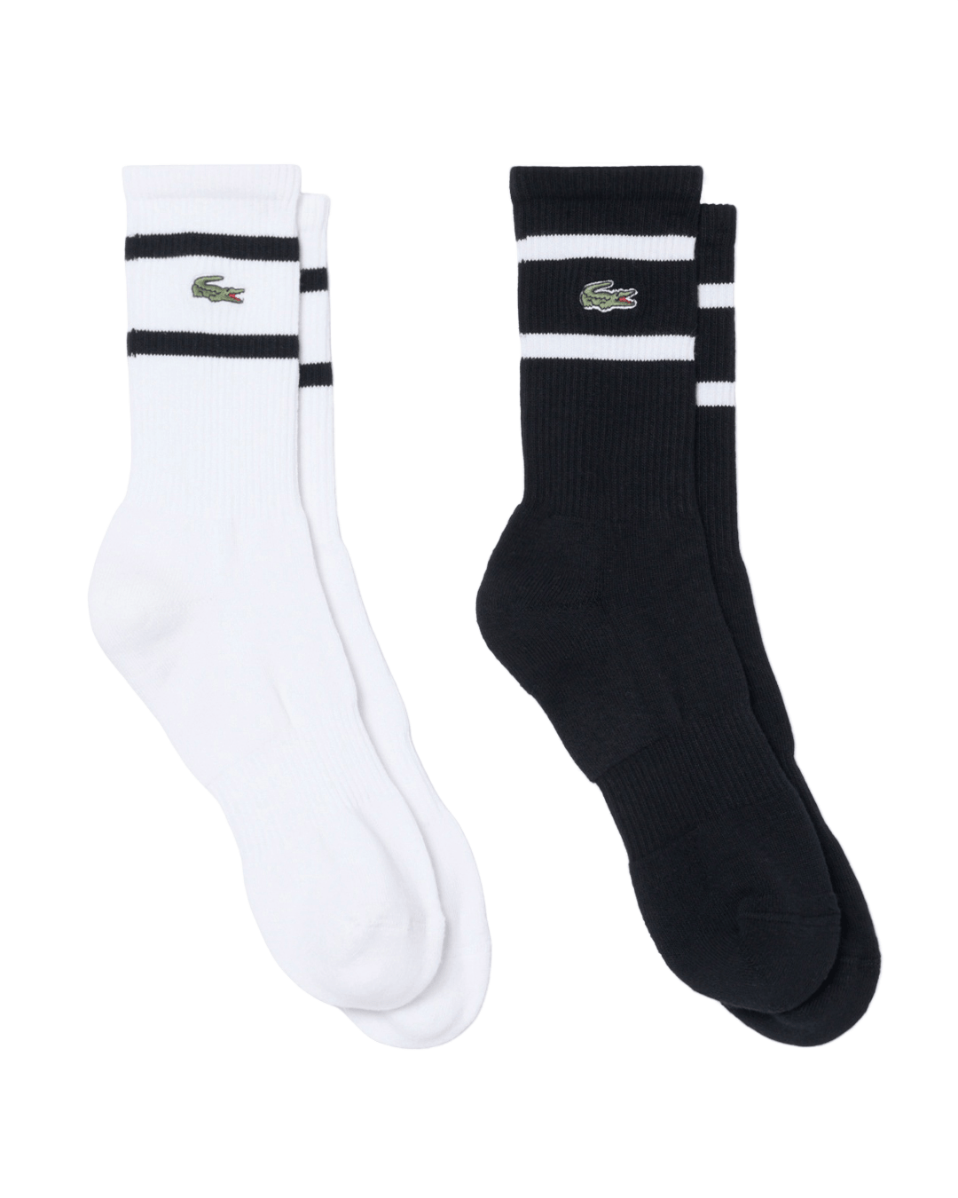 Lacoste Black and White Socks