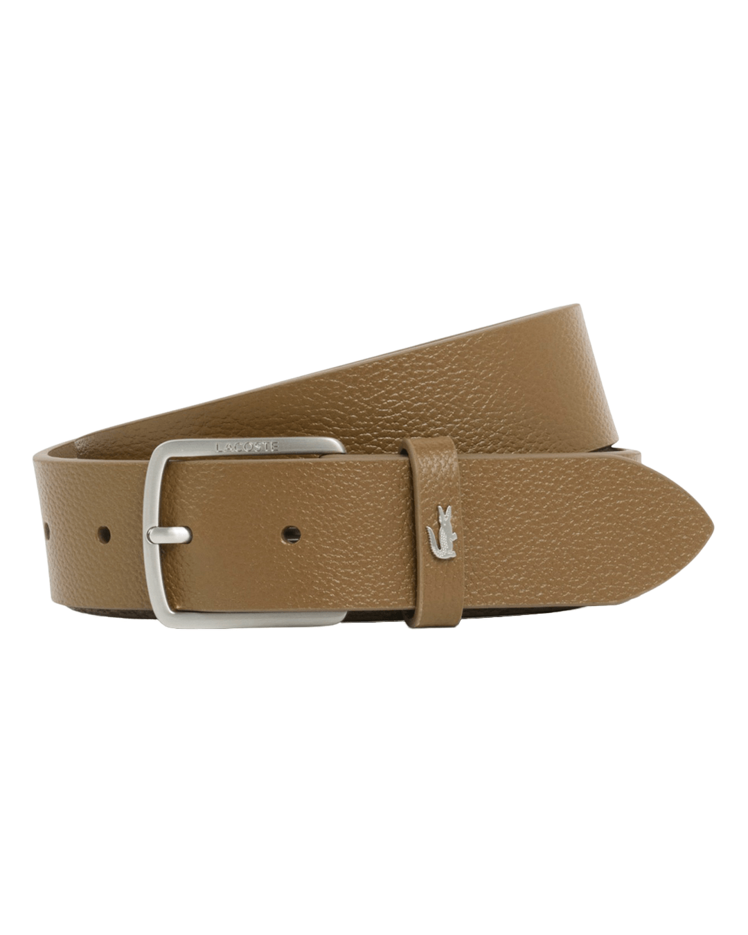 Lacoste Beige Leather Belt