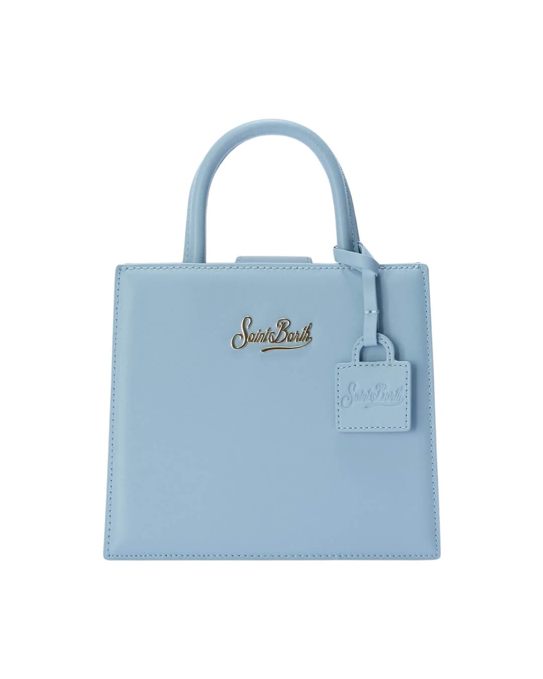 MC2 Saint Barth Bags ONE MC2 BLUE SHOP BAG MINI HAND