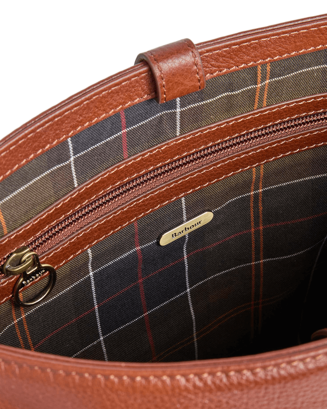 Barbour Bags ONE Barbour Green Cedar Mini Tartan Bucket Bag