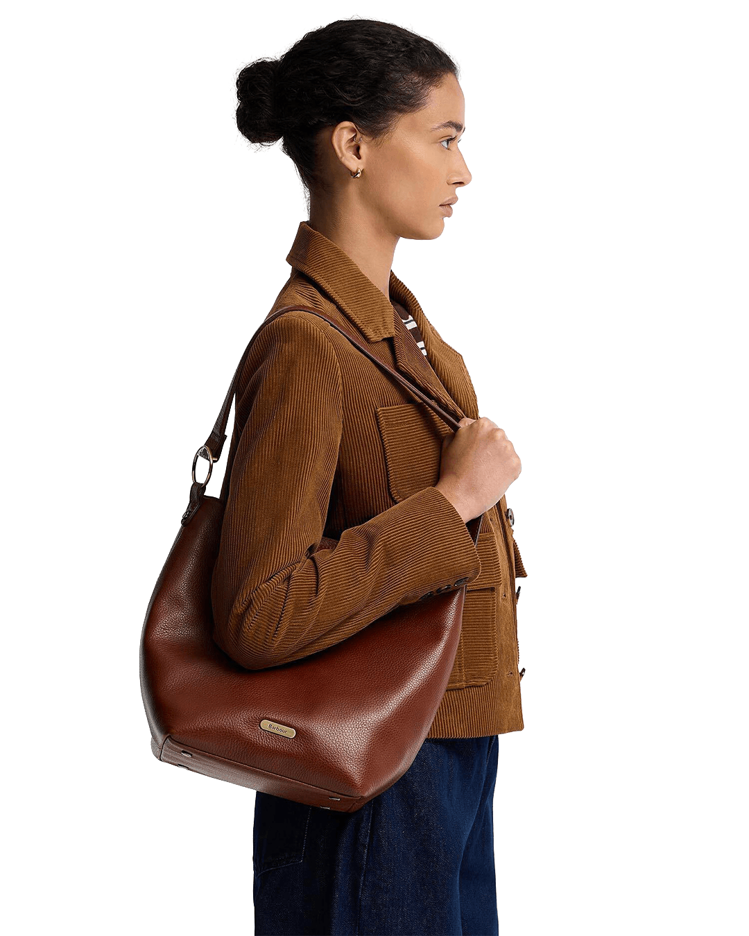 Barbour Bags ONE Barbour Green Cedar Mini Tartan Bucket Bag