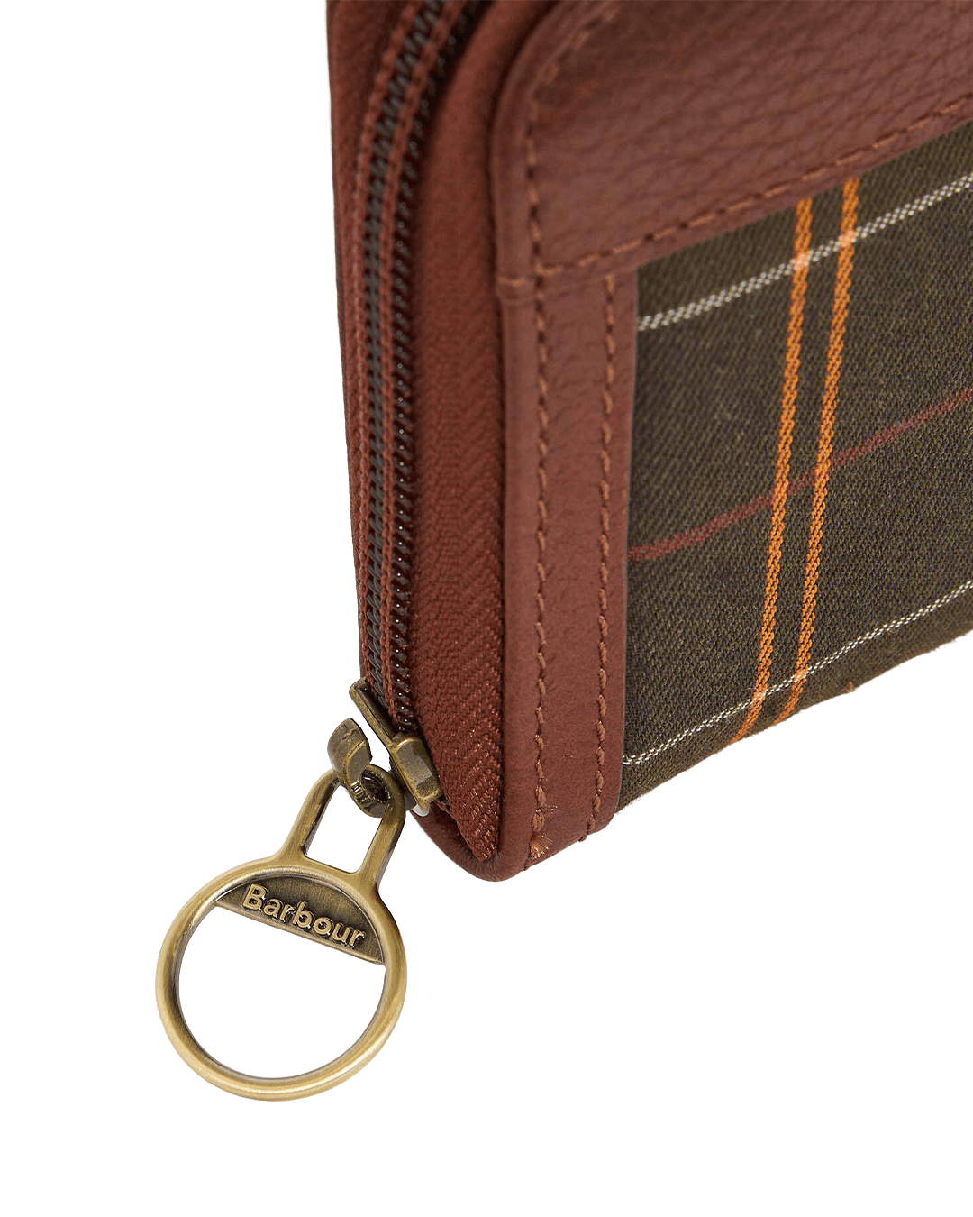 Barbour Bags ONE Barbour Green Daphne Classic Tartan Purse