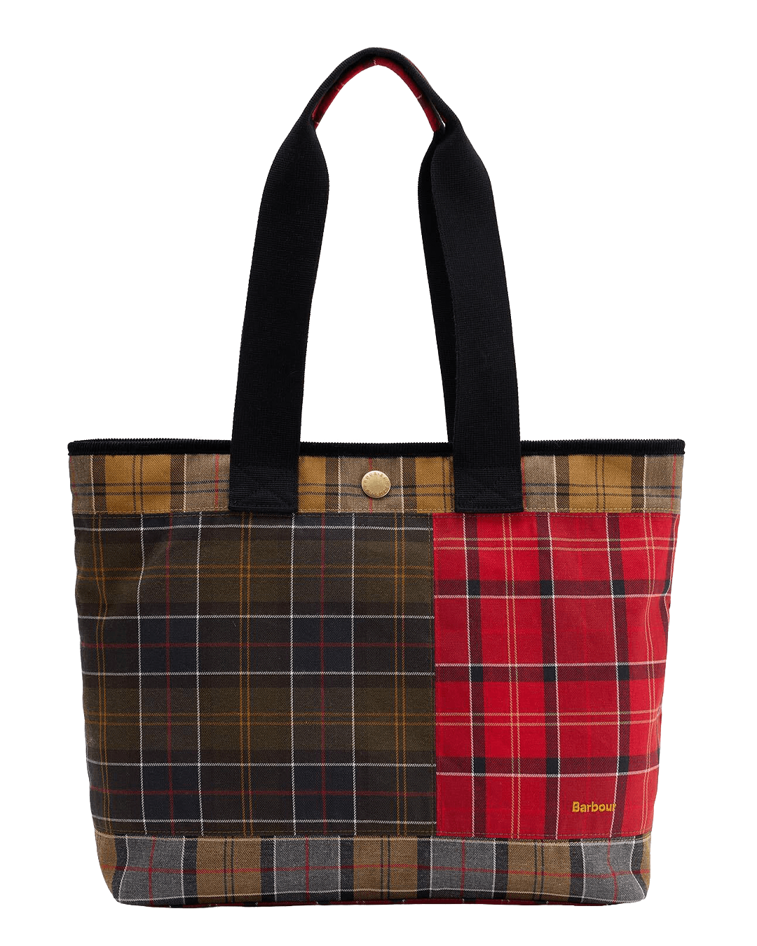 Barbour Bags ONE Barbour Green Mya Tartan Patchwork Tote Bag