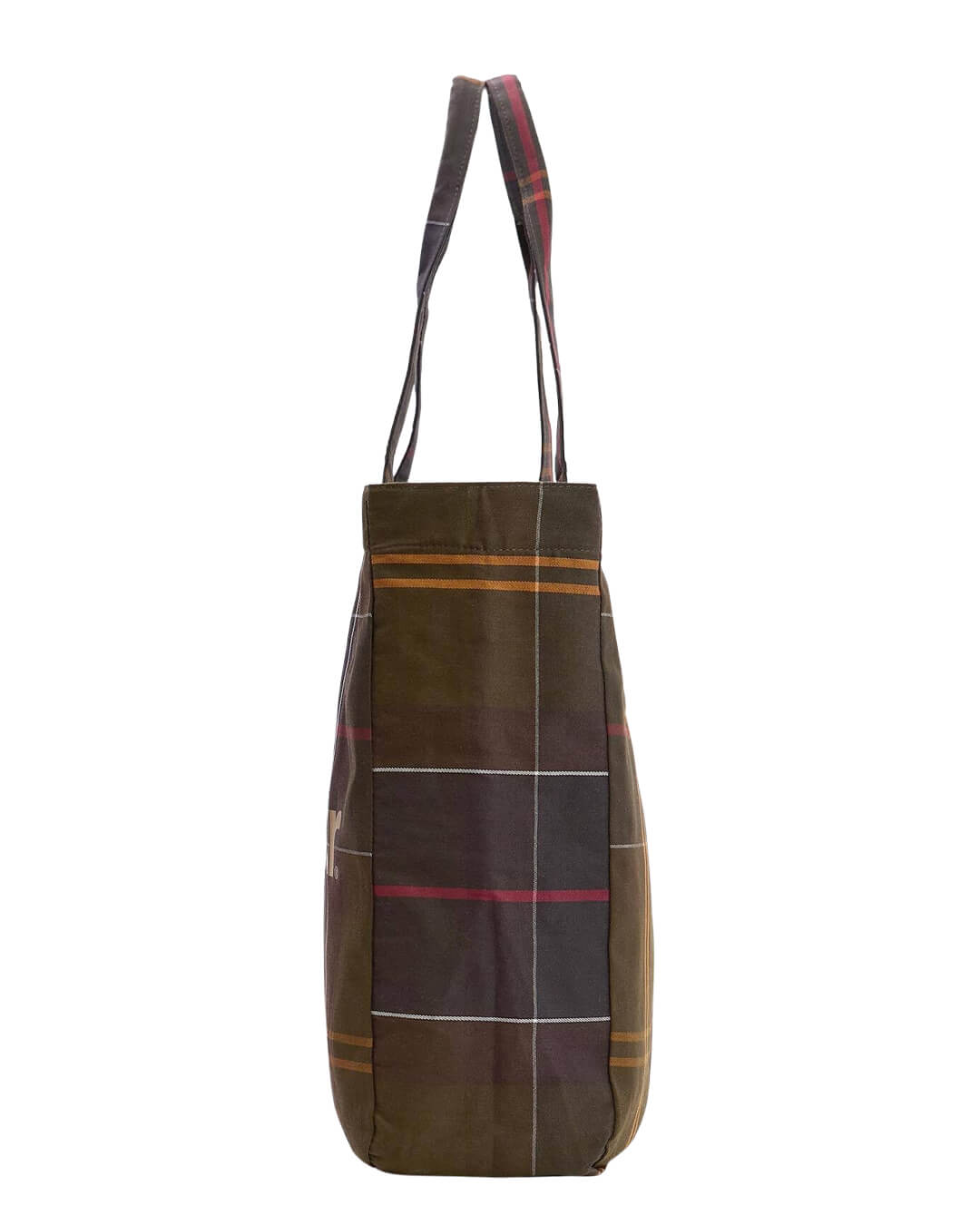 Barbour Bags ONE Barbour Green Telfield Tartan Tote Bag