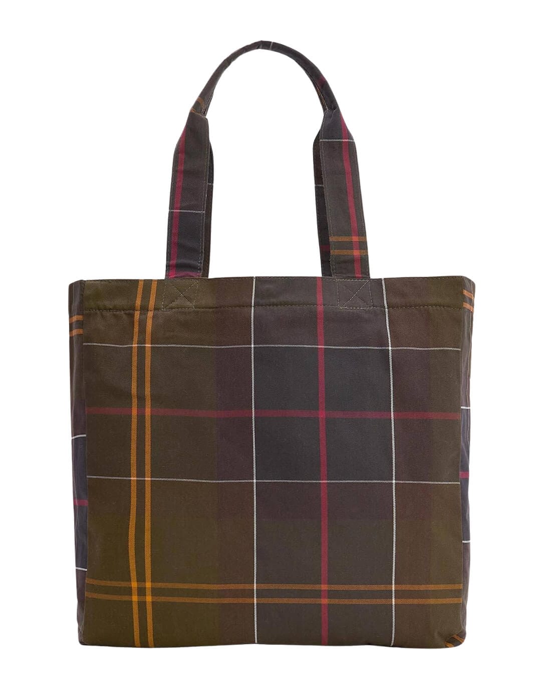 Barbour Bags ONE Barbour Green Telfield Tartan Tote Bag