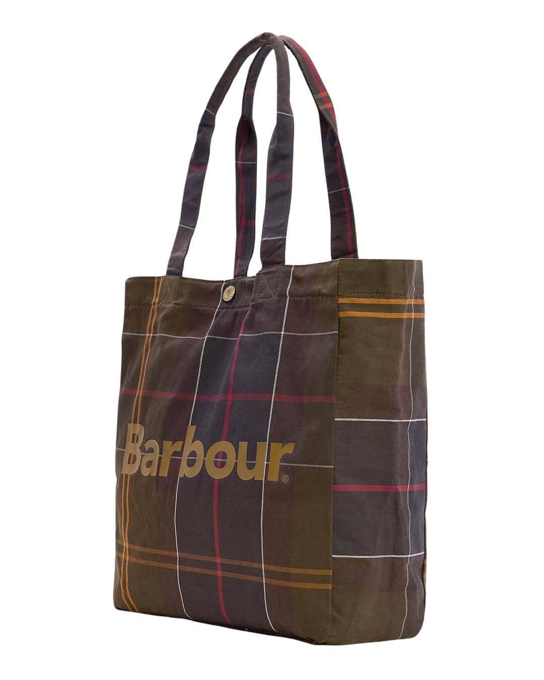 Barbour Bags ONE Barbour Green Telfield Tartan Tote Bag