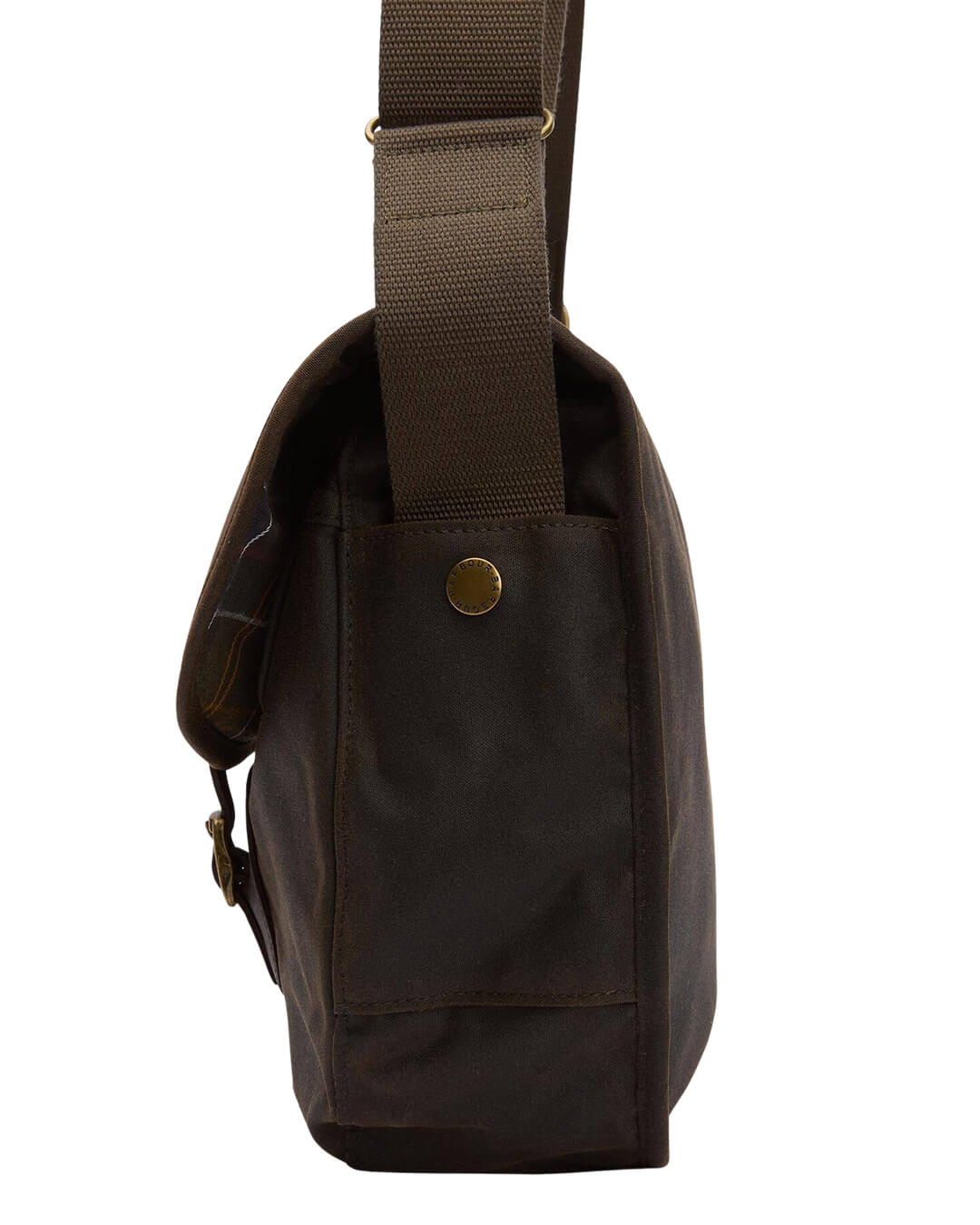 Barbour Bags ONE Barbour Green Wax Leather Tarras Bag Olive Ol71