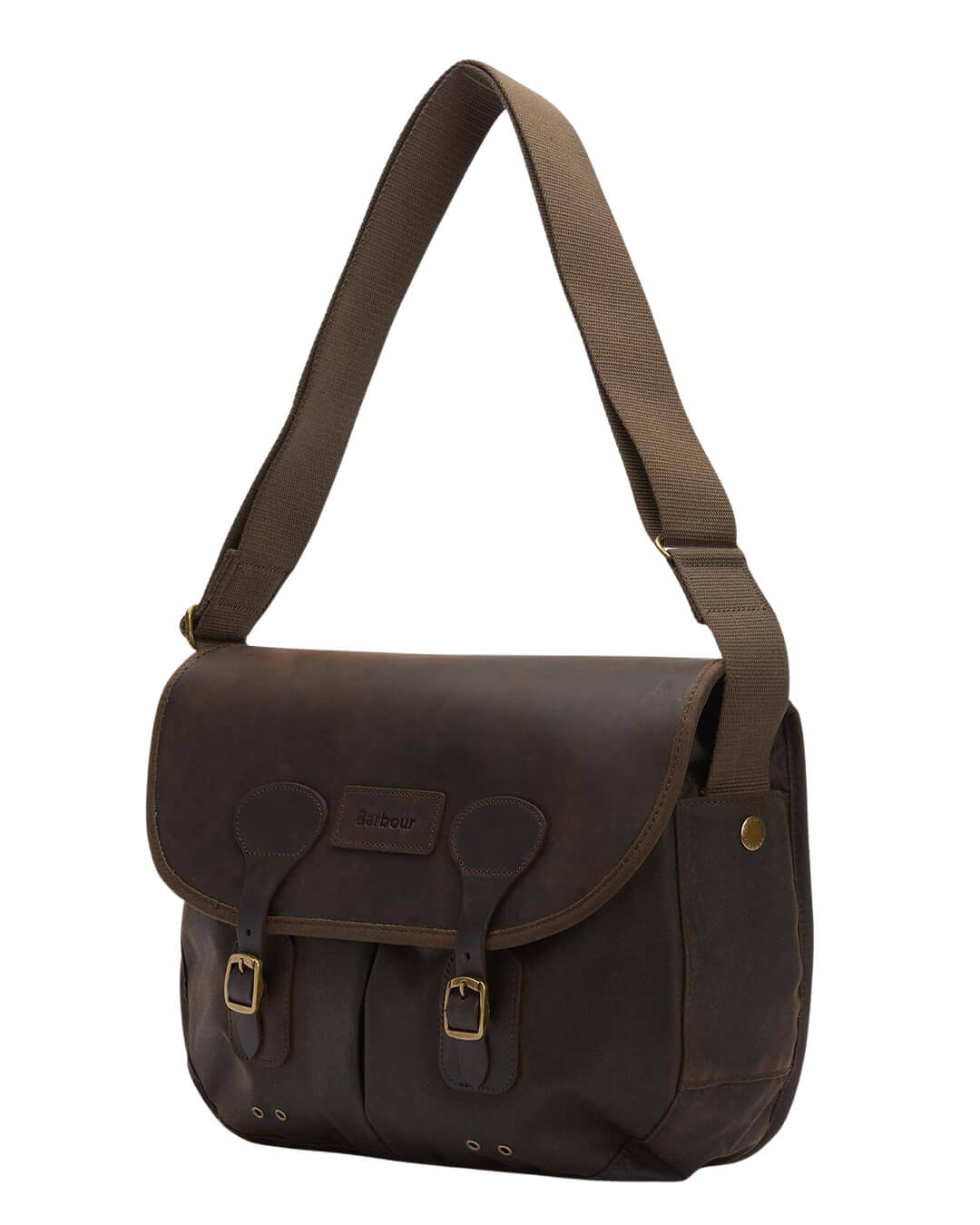 Barbour Bags ONE Barbour Green Wax Leather Tarras Bag Olive Ol71