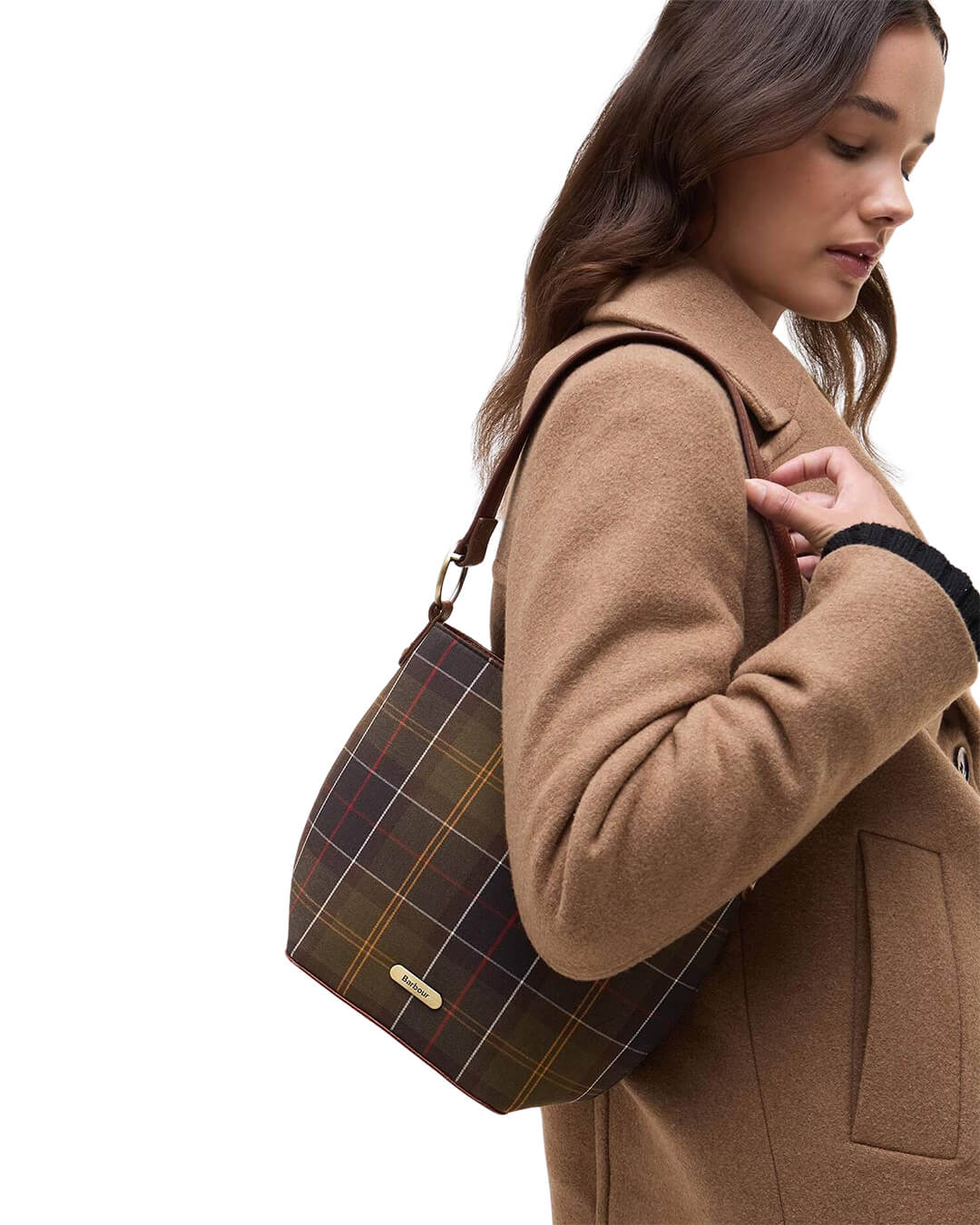 Barbour Bags ONE Barbour Multicoloured Cedar Tartan Bucket Bag Tn11 Classic Tartan
