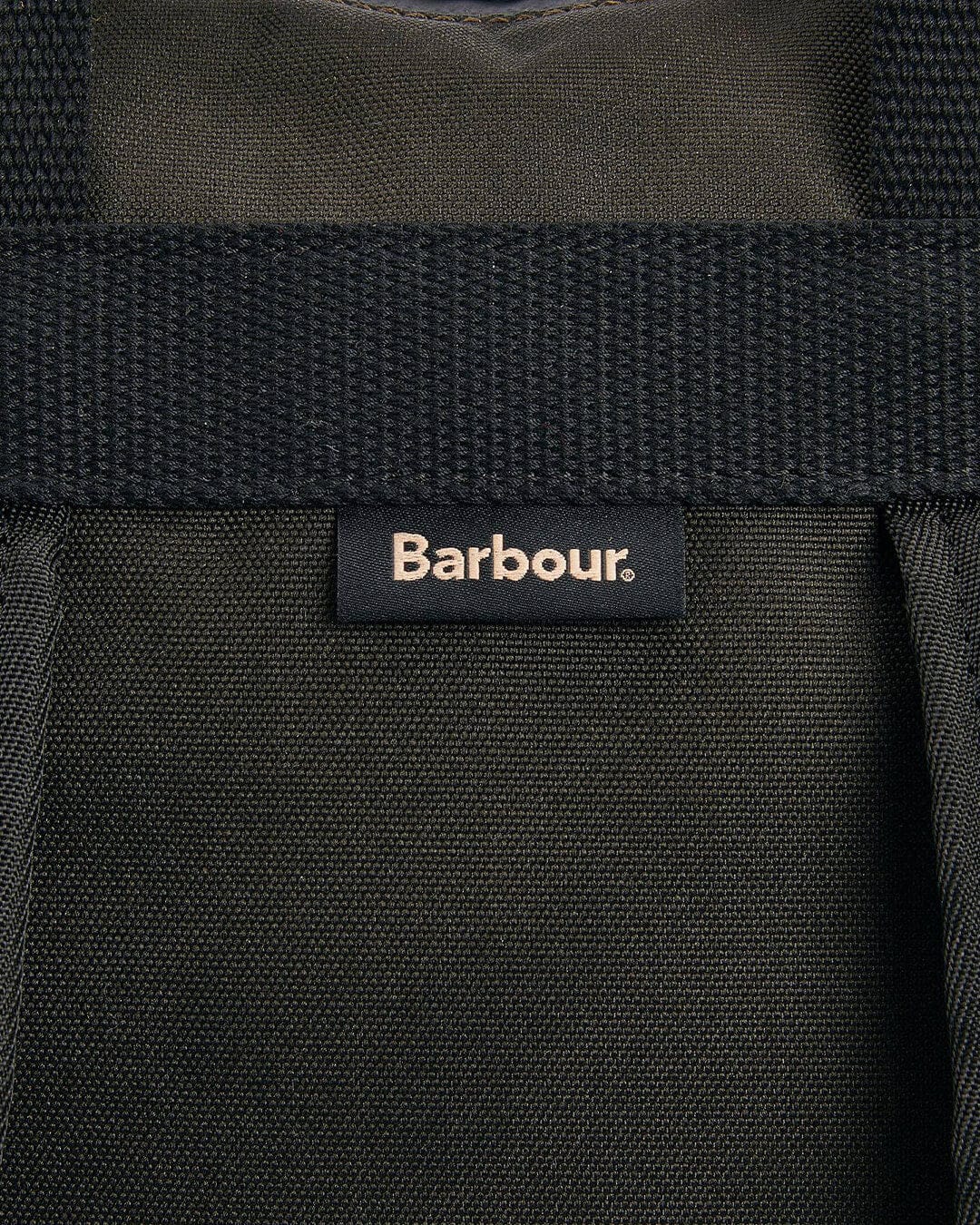 Barbour Bags ONE Barbour Olive & Black Field Wax Backpack