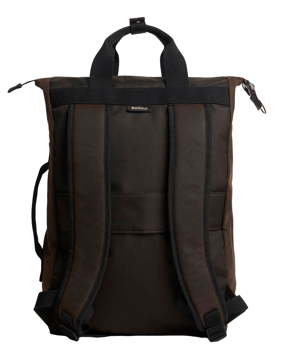 Barbour Bags ONE Barbour Olive & Black Field Wax Backpack