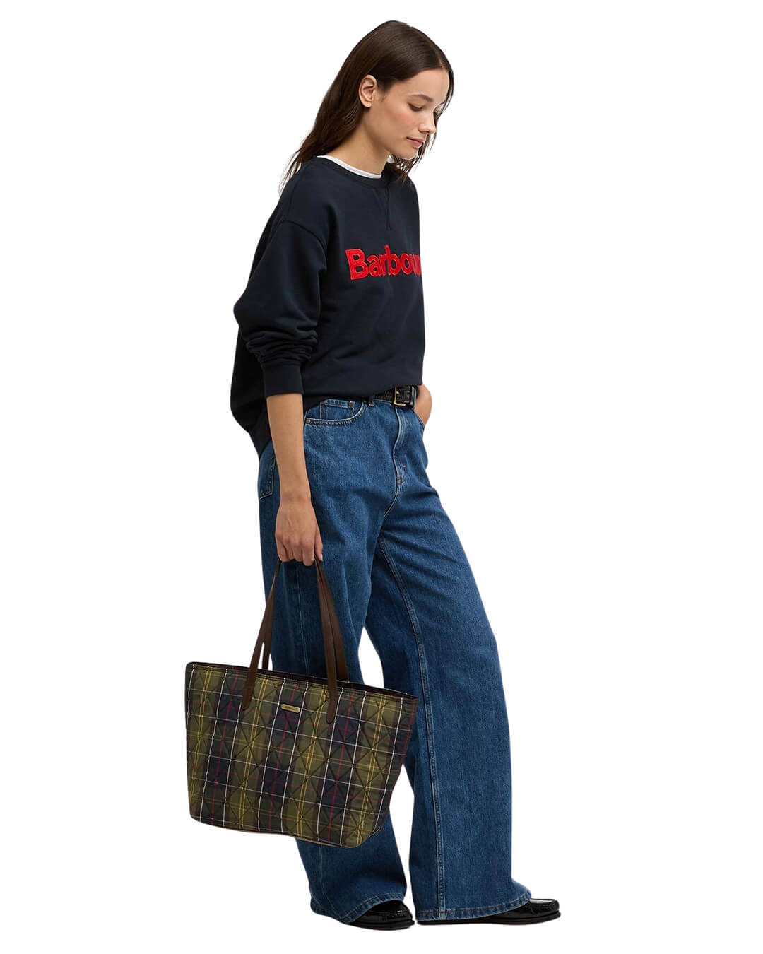 Barbour Bags ONE Barbour Olive Classic Tartan Bag