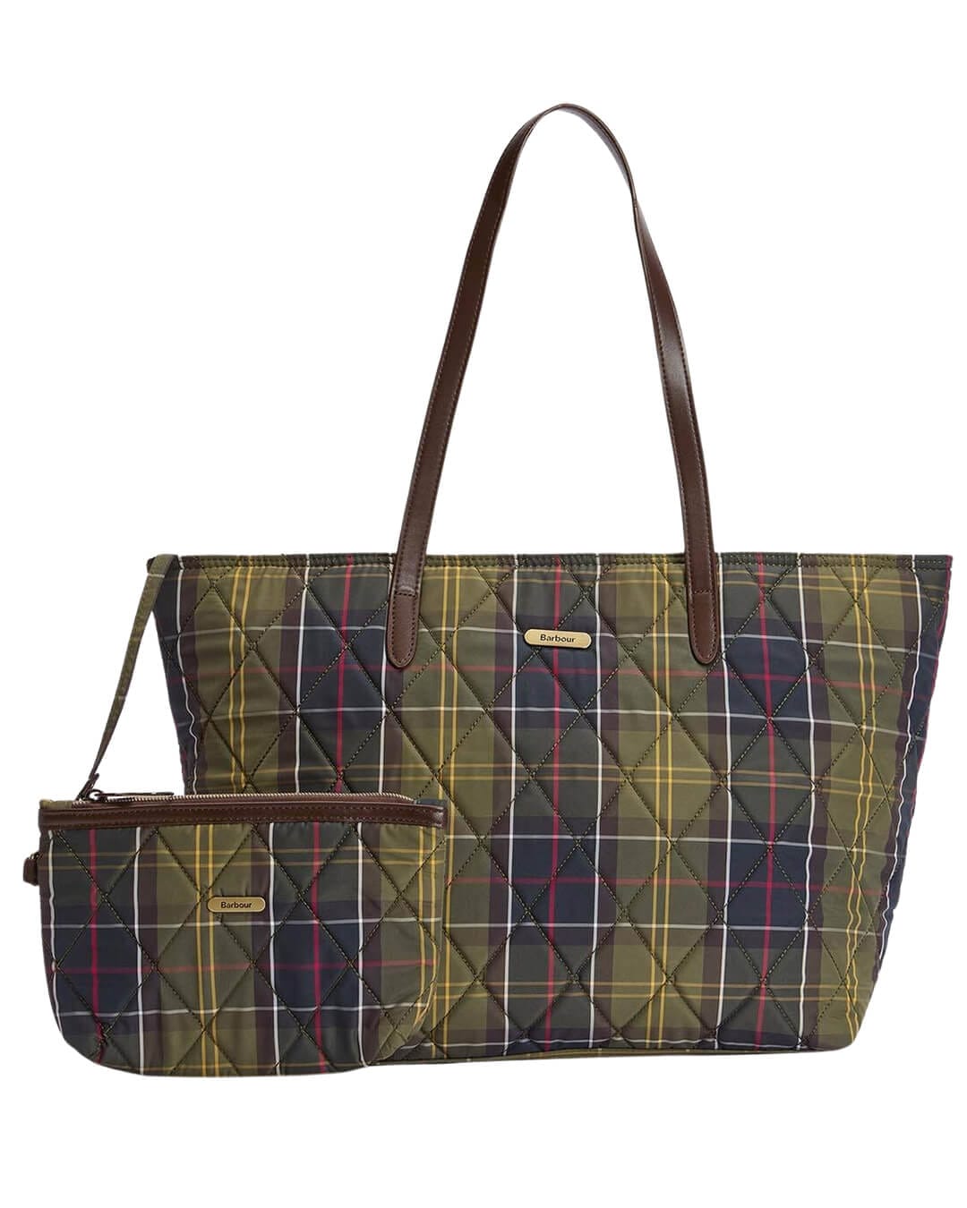 Barbour Bags ONE Barbour Olive Classic Tartan Bag