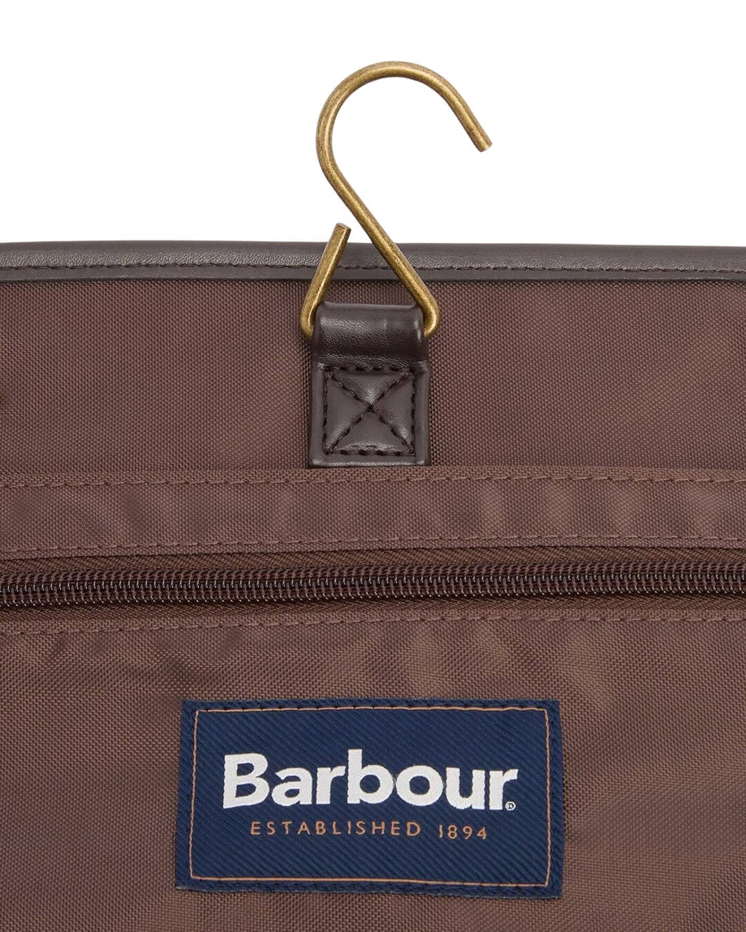 Barbour Bags ONE Barbour Olive Wax Hanging Washbag Ol51 Olive Beacon