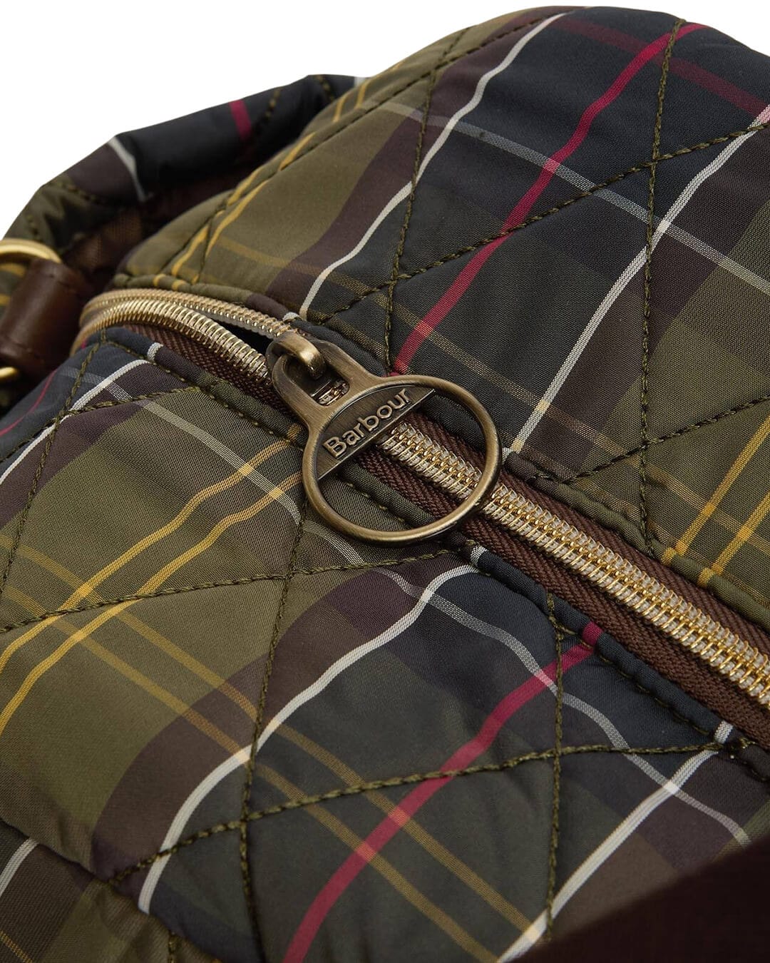 Barbour Bags ONE Barbour Olive Wetherham Quilted Overnight Ol71 Classic Tartan