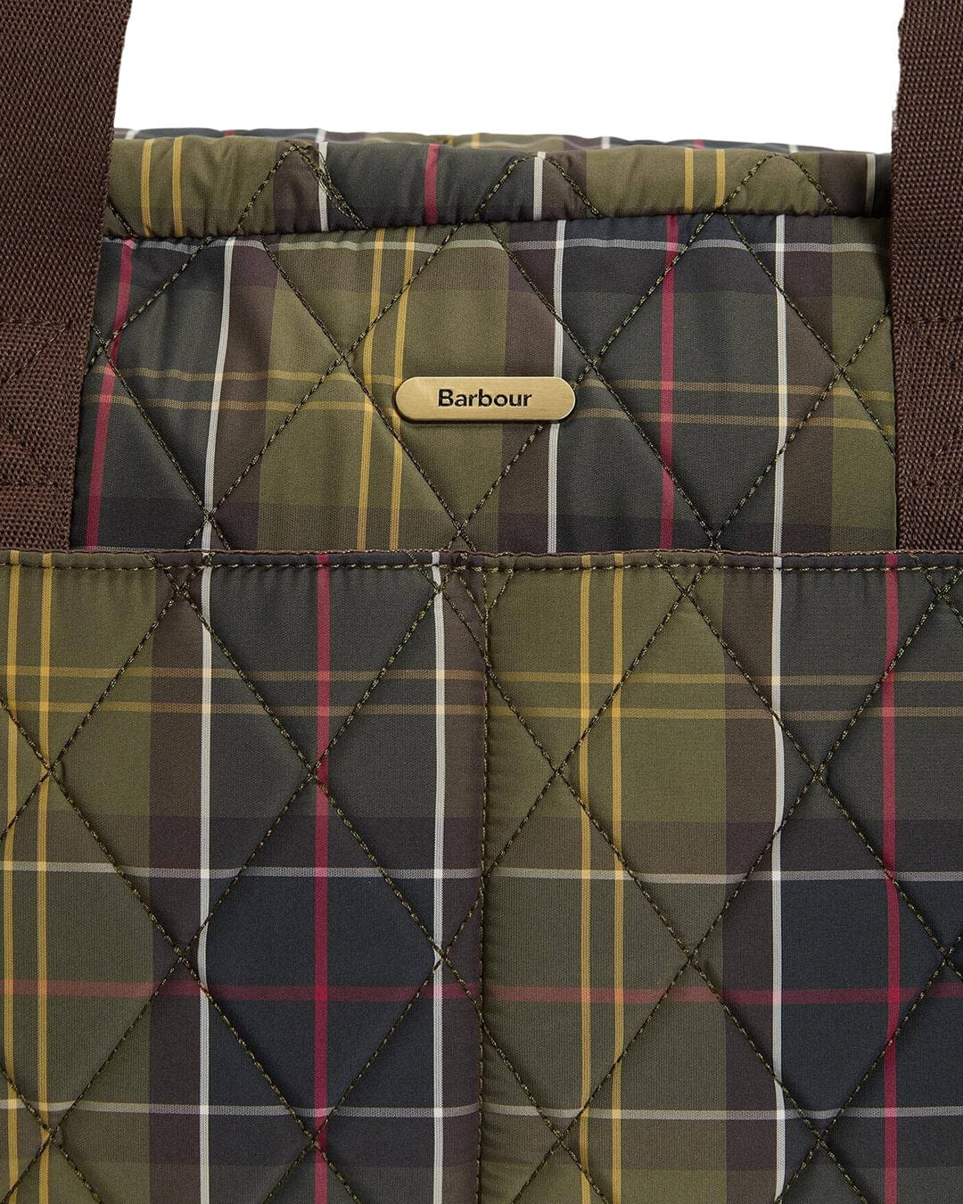 Barbour Bags ONE Barbour Olive Wetherham Quilted Overnight Ol71 Classic Tartan