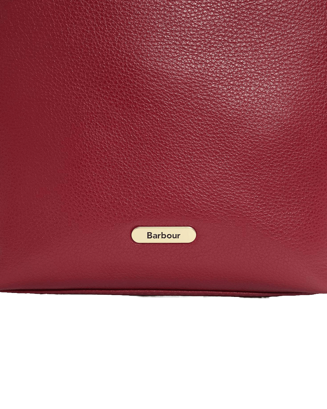 Barbour Bags ONE Barbour Red Cedar Large Leather Bucket Bag
